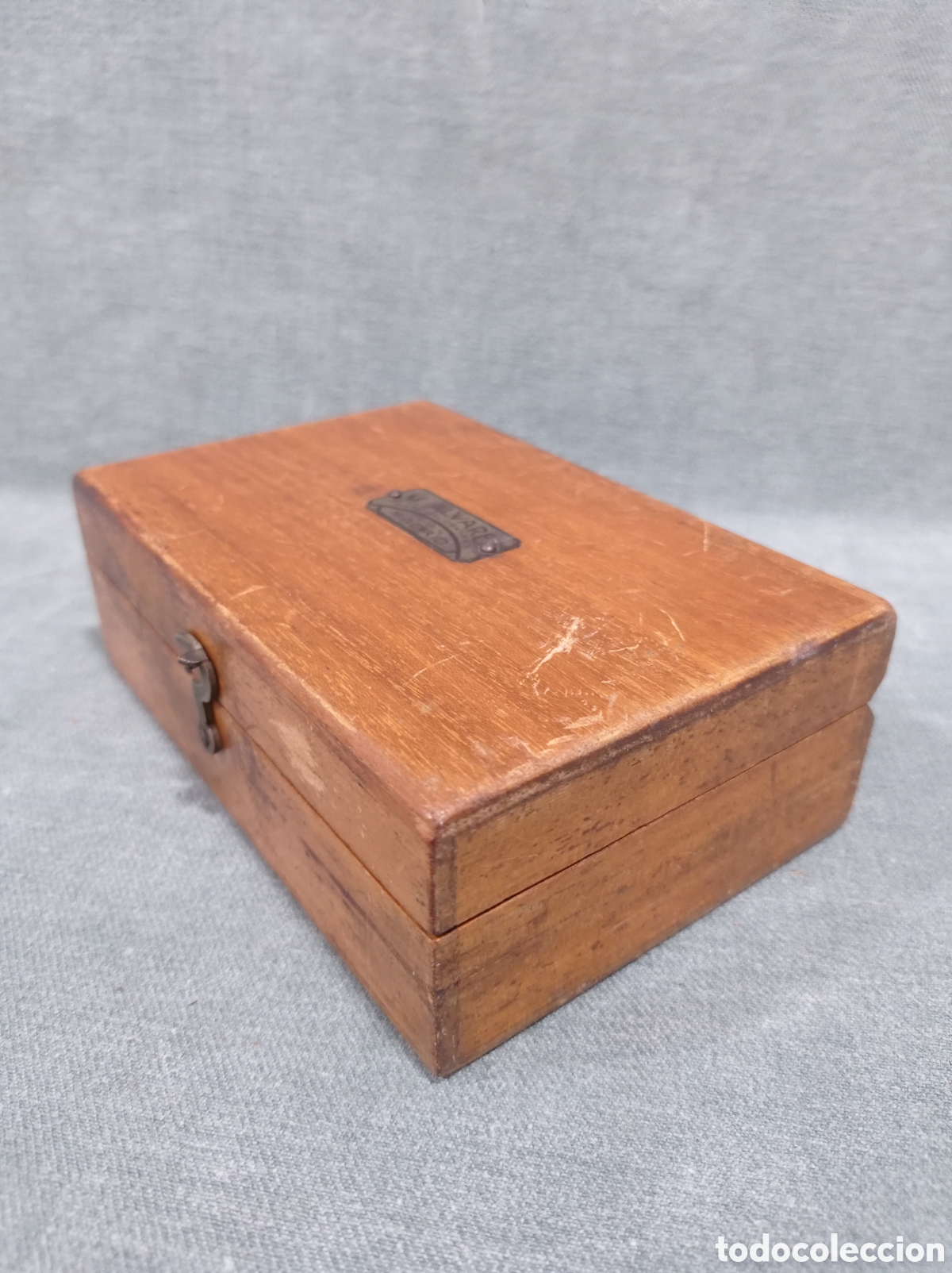 Antig&uuml;edades: CAJA DE PESAS DE PRECISI&Oacute;N - M. &Aacute;LVAREZ - MATERIAL CIENT&Iacute;FICO - MADRID - Foto 3