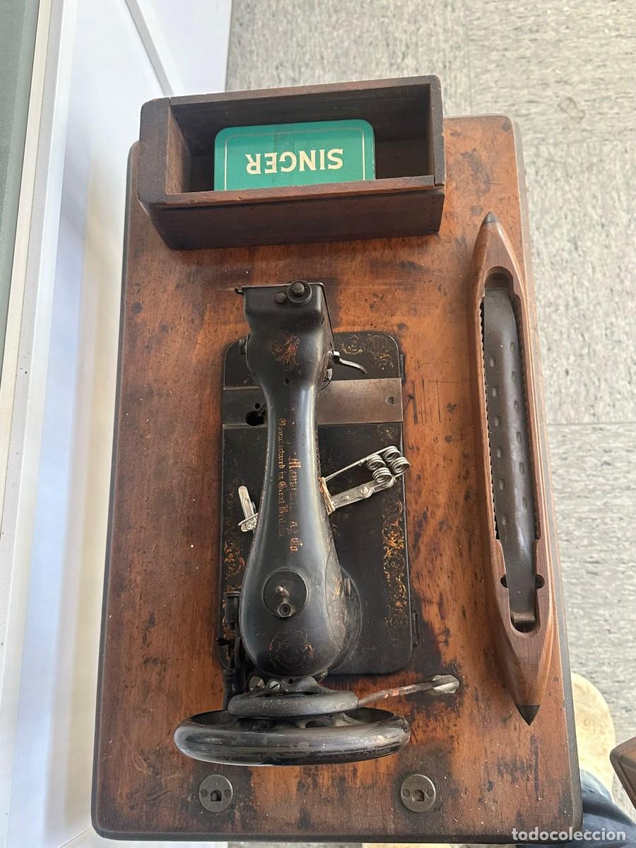 Antig&uuml;edades: MAQUINA COSER SINGER - Foto 5