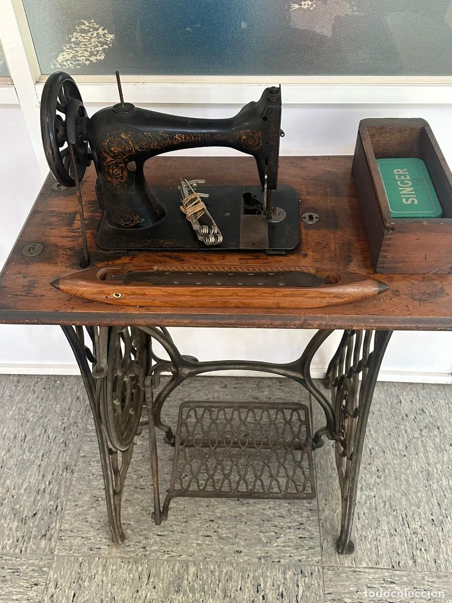 Antig&uuml;edades: MAQUINA COSER SINGER - Foto 6