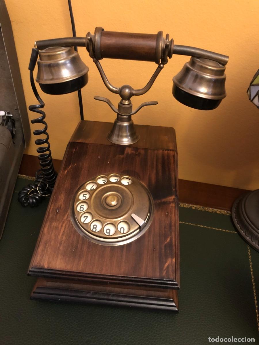 Tel&eacute;fonos: REPLICA TELEFONO ANTIGUO FUNCIONA PERFECTAMENTE - Foto 1