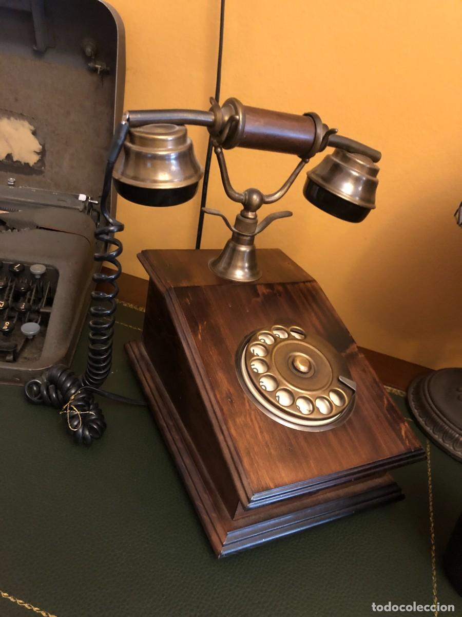 Tel&eacute;fonos: REPLICA TELEFONO ANTIGUO FUNCIONA PERFECTAMENTE - Foto 5