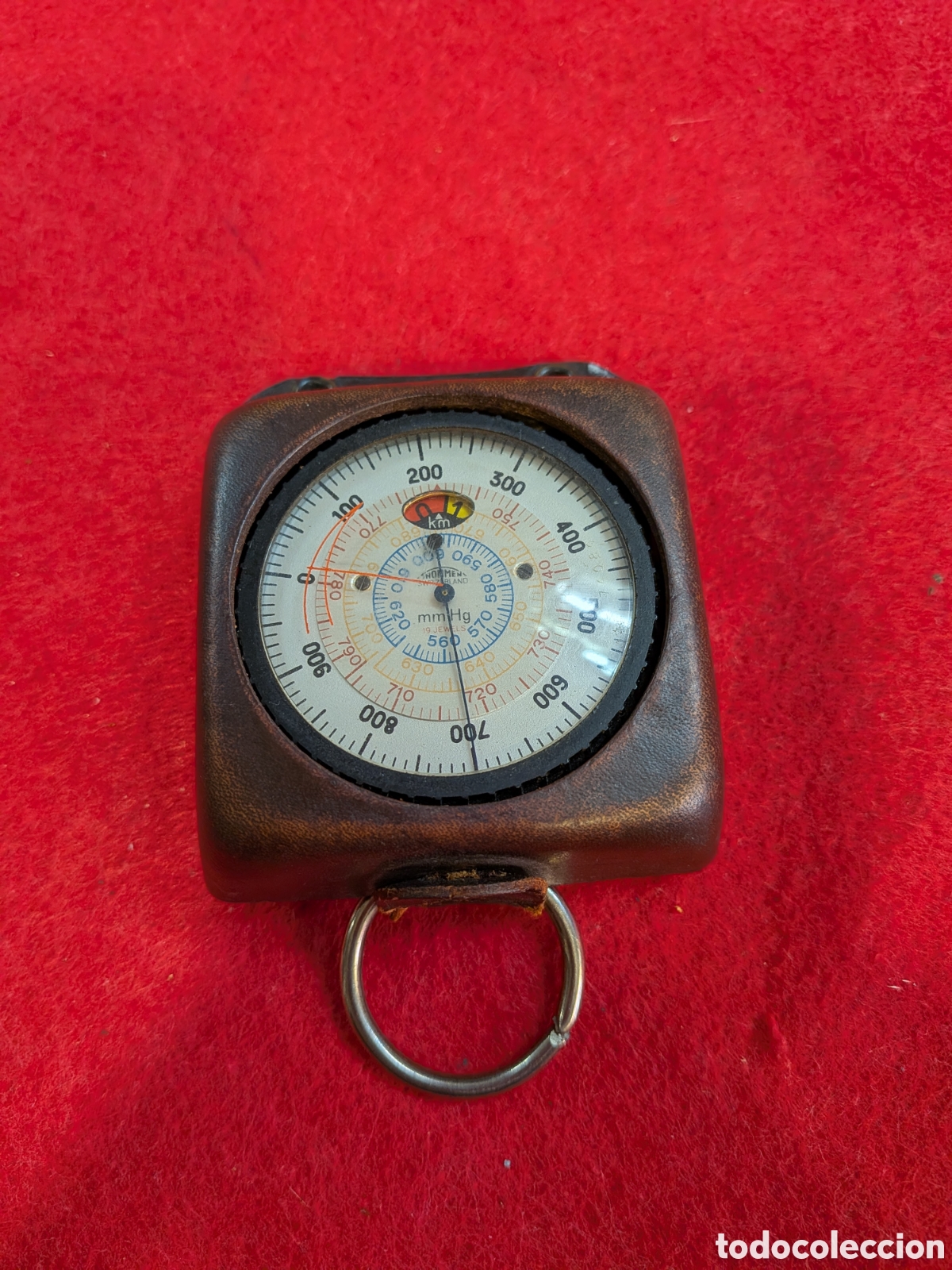 Antig&uuml;edades: antiguo barometro altimetro de bolsillo, suizo. REF-9679 - Foto 1