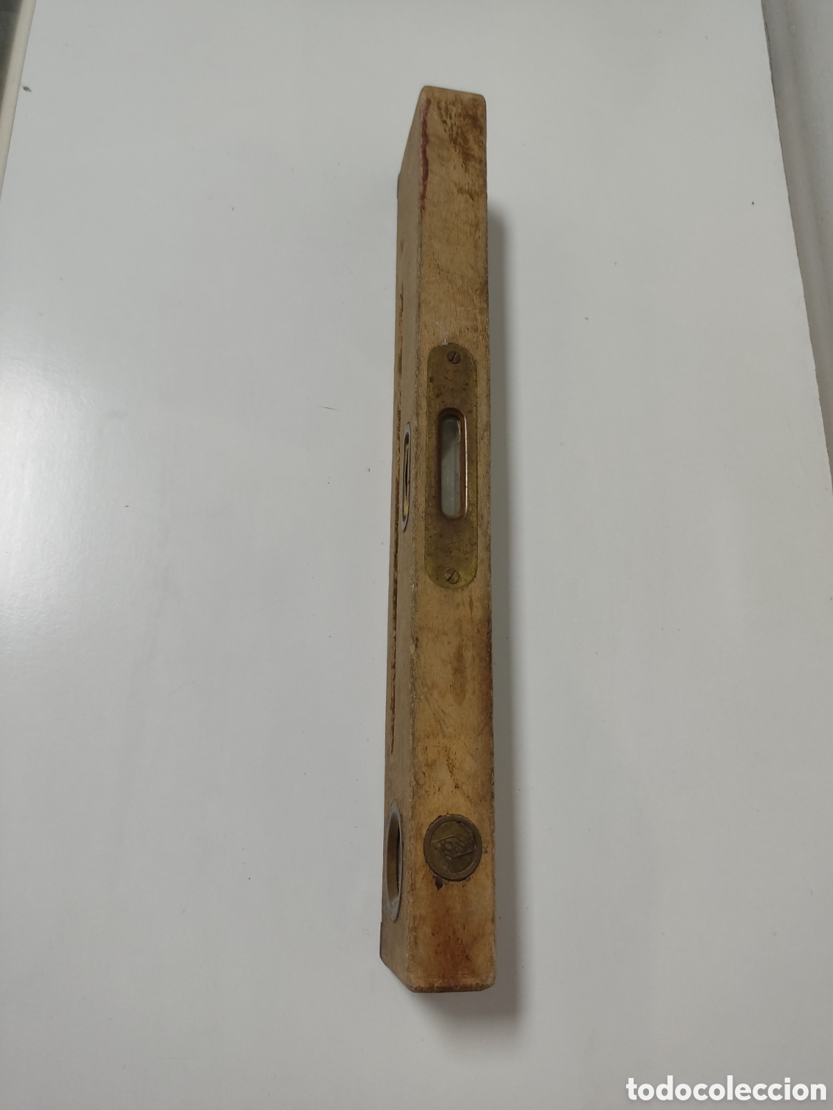 Antig&uuml;edades: Nivel Antiguo de Madera. Marca: ALCA. - Foto 2