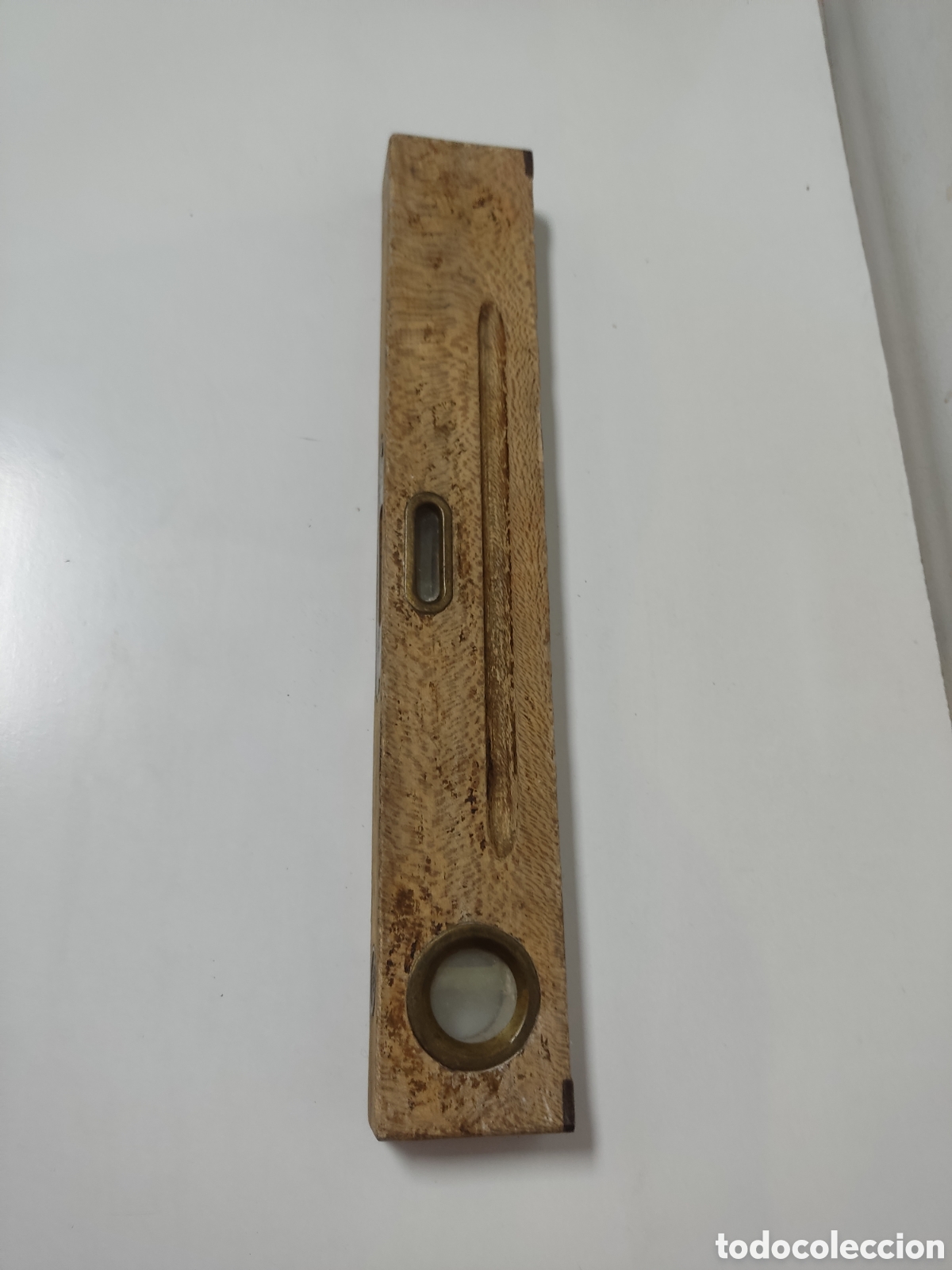 Antig&uuml;edades: Nivel Antiguo de Madera. Marca: ALCA. - Foto 3