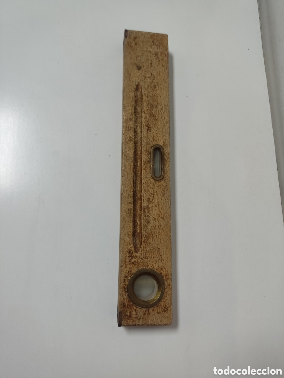 Antig&uuml;edades: Nivel Antiguo de Madera. Marca: ALCA. - Foto 1