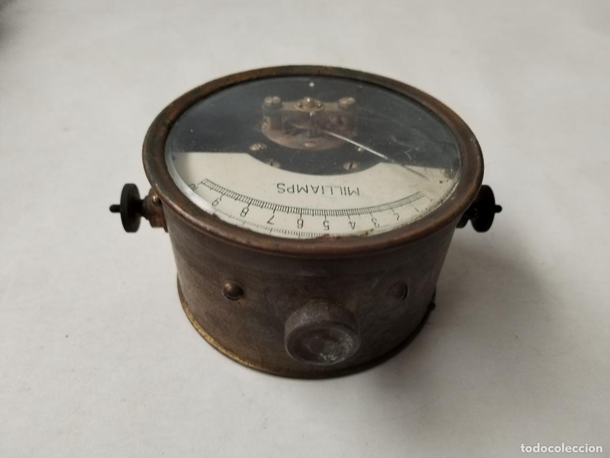 Antig&uuml;edades: antiguo voltimetro millians de bronce - c185 - Foto 3