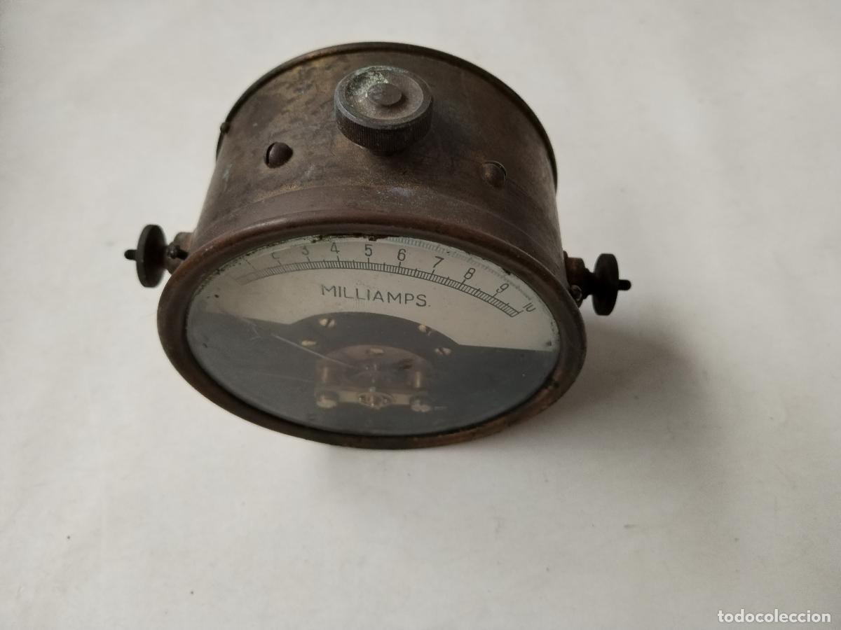 Antig&uuml;edades: antiguo voltimetro millians de bronce - c185 - Foto 5