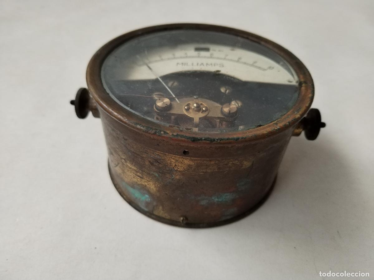 Antig&uuml;edades: antiguo voltimetro millians de bronce - c185 - Foto 8