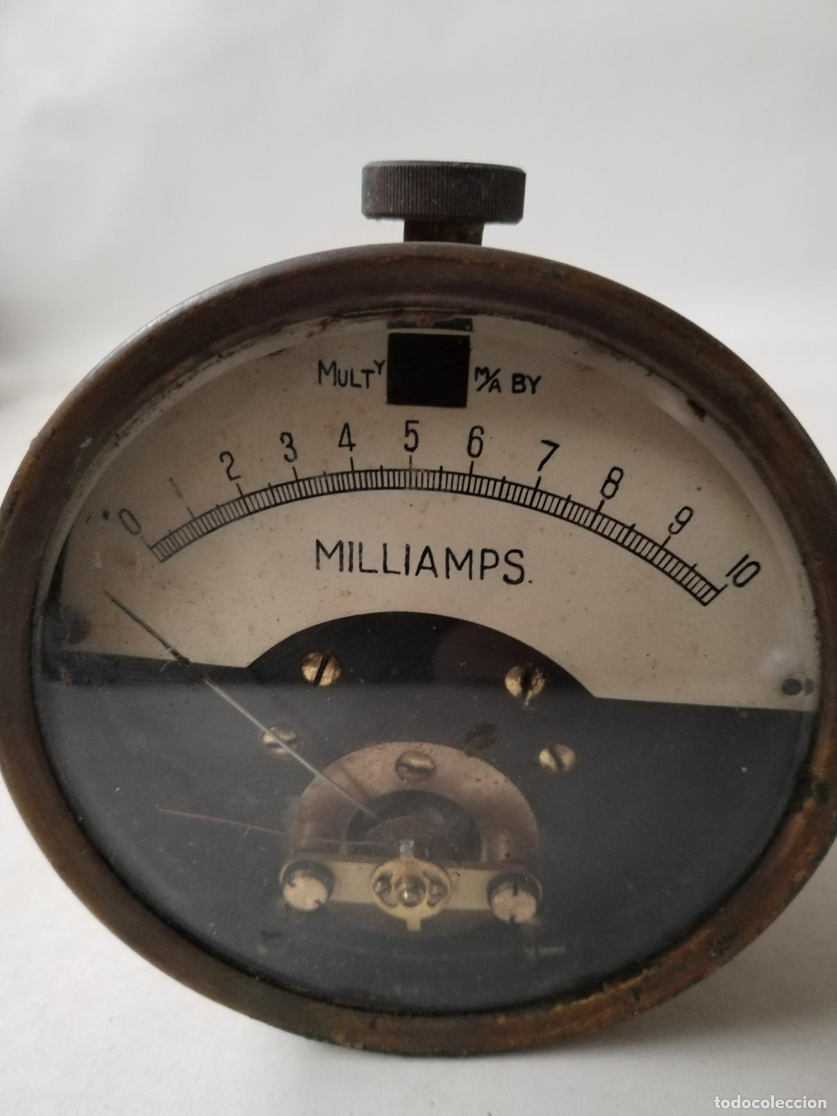 Antig&uuml;edades: antiguo voltimetro millians de bronce - c185 - Foto 10