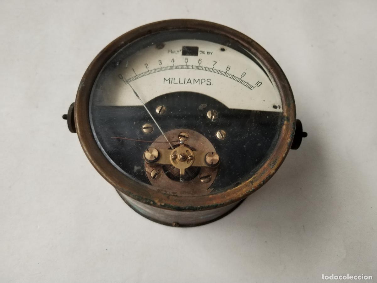 Antig&uuml;edades: antiguo voltimetro millians de bronce - c185 - Foto 11