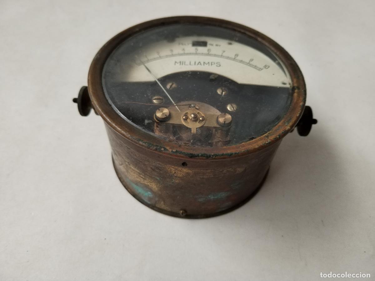 Antig&uuml;edades: antiguo voltimetro millians de bronce - c185 - Foto 12