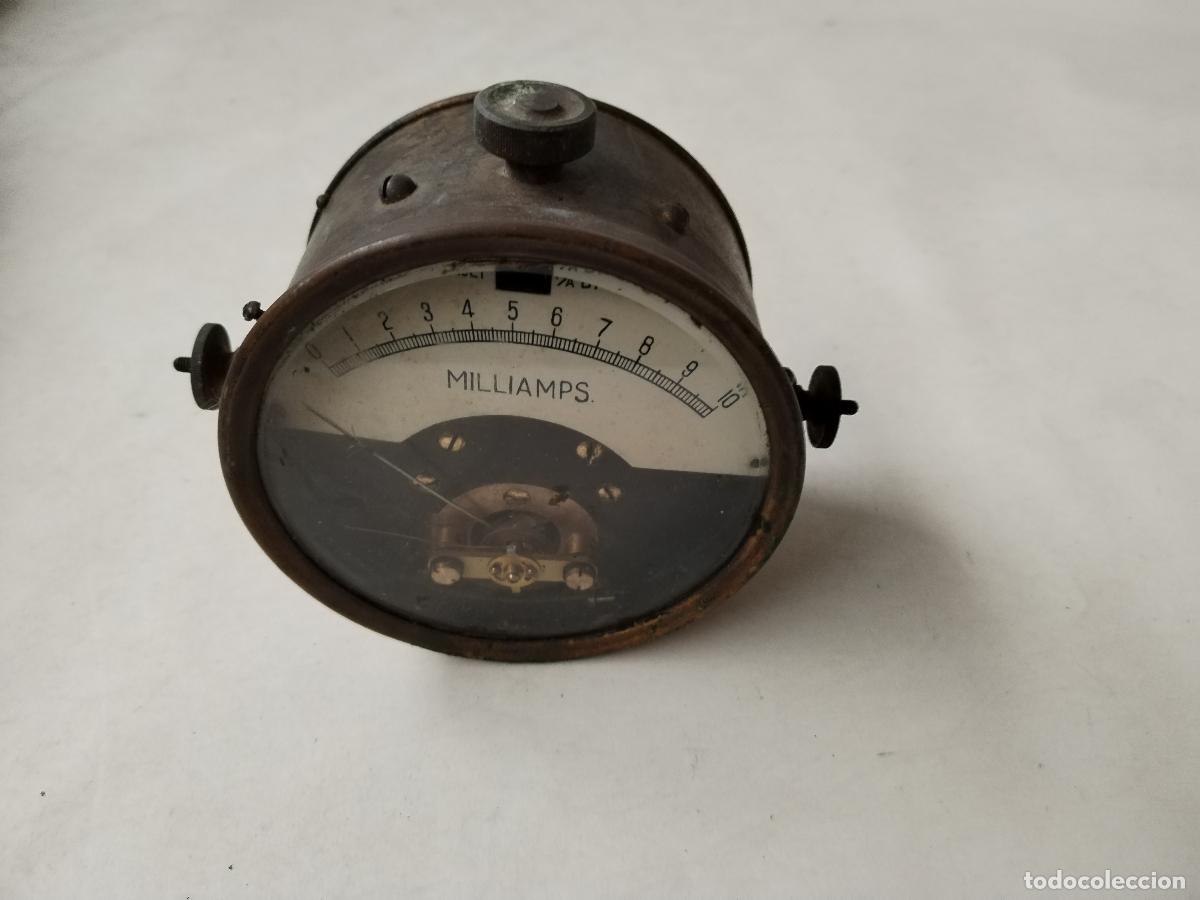 Antig&uuml;edades: antiguo voltimetro millians de bronce - c185 - Foto 1
