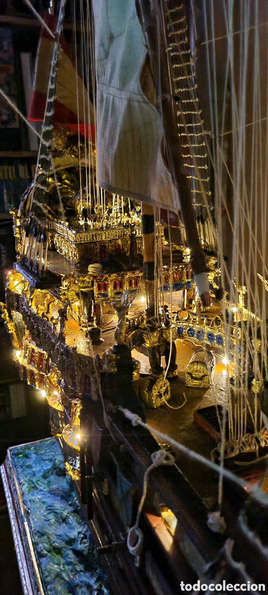 Antig&uuml;edades: MAQUETA NAV&Iacute;O ESPA&Ntilde;OL - Foto 7