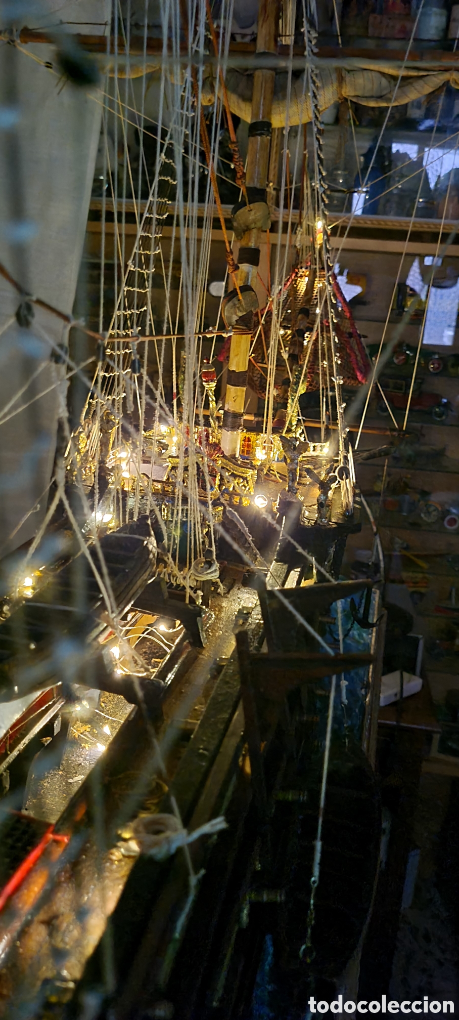 Antig&uuml;edades: MAQUETA NAV&Iacute;O ESPA&Ntilde;OL - Foto 8