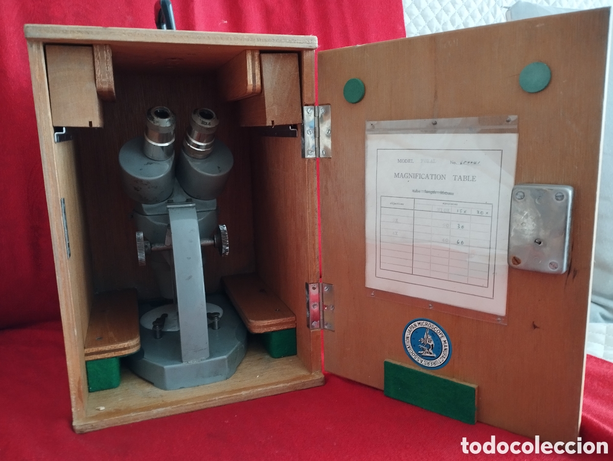 Antig&uuml;edades: Antiguo Microscopio Japon&eacute;s. - Foto 4