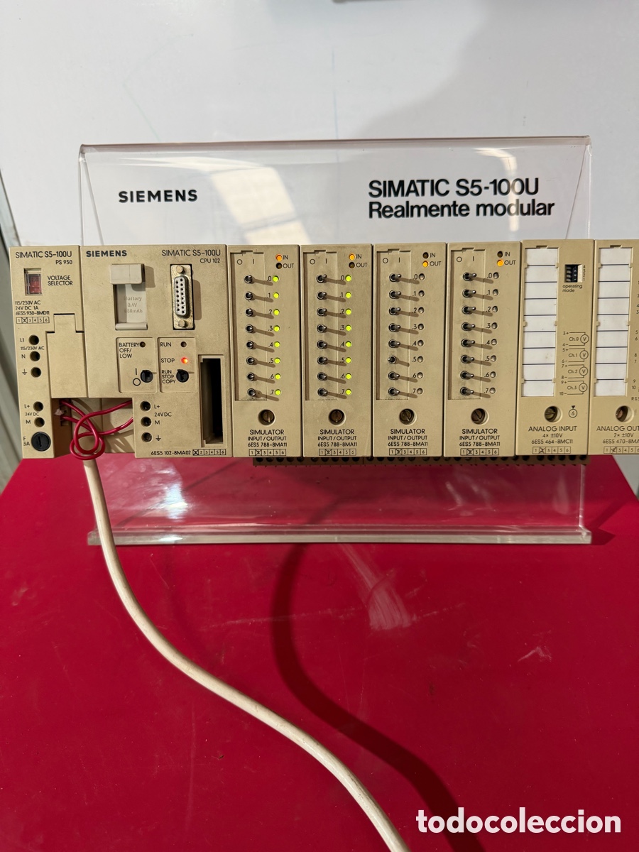 Antig&uuml;edades: Siemens SIMATIC S5-100U PLC Completo - Foto 1