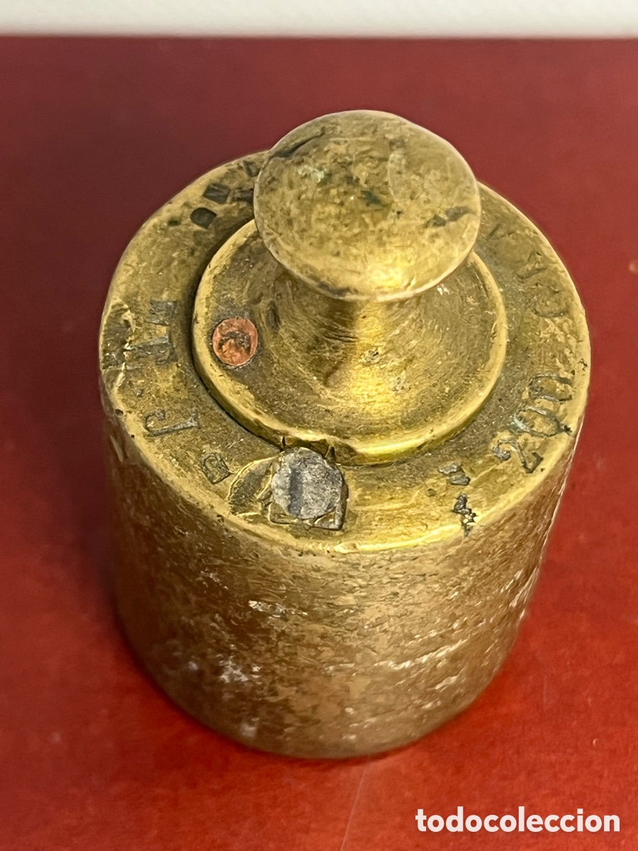 Antig&uuml;edades: Pesa de bronce 200 g - Foto 2