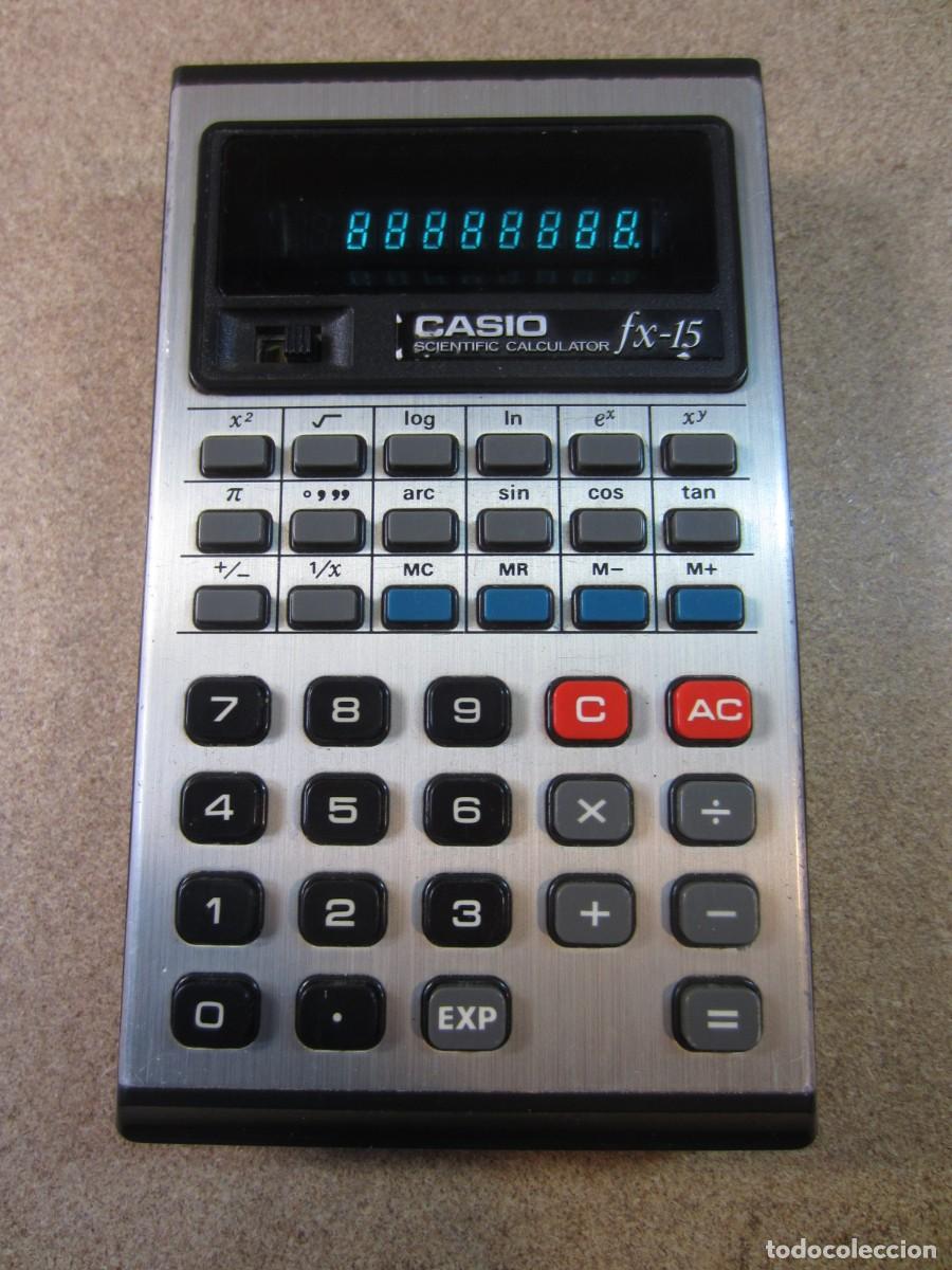 Antig&uuml;edades: Calculadora Cient&iacute;fica Casio FX-15 VFD - Foto 2