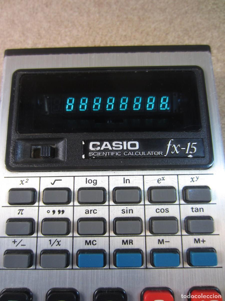 Antig&uuml;edades: Calculadora Cient&iacute;fica Casio FX-15 VFD - Foto 5