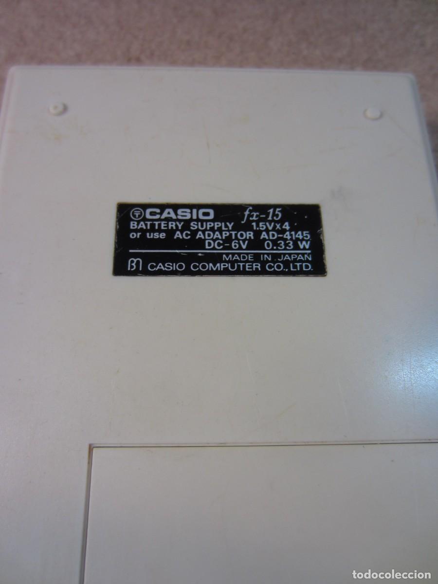 Antig&uuml;edades: Calculadora Cient&iacute;fica Casio FX-15 VFD - Foto 16