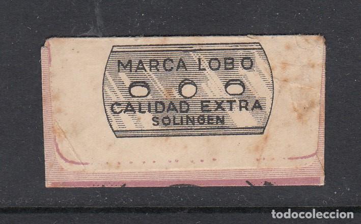 Antig&uuml;edades: FUNDA DE HOJA DE AFEITAR MARCA LOBO - Foto 2