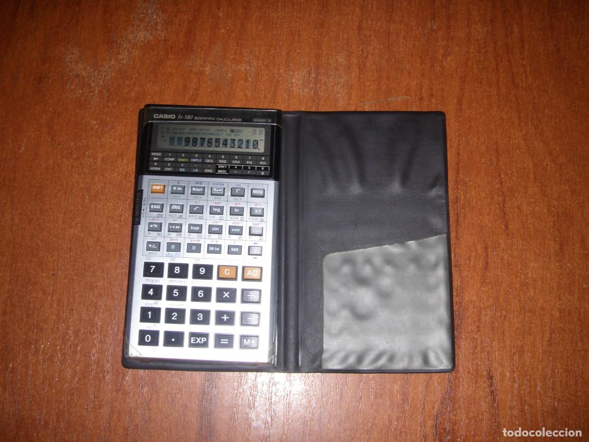 Antig&uuml;edades: CALCULADORA CASIO FX 580 FX580 FUNCIONANDO - Foto 1