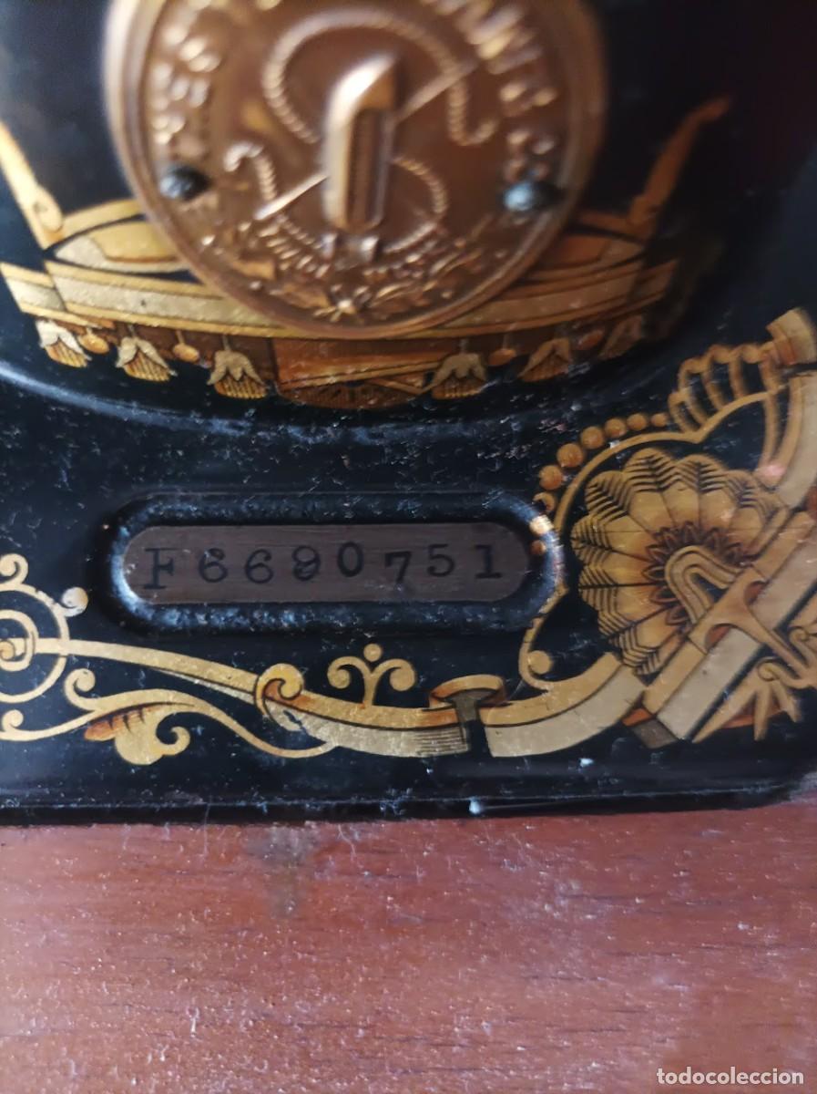 Antig&uuml;edades: MAQUINA DE COSER SINGER - Foto 2