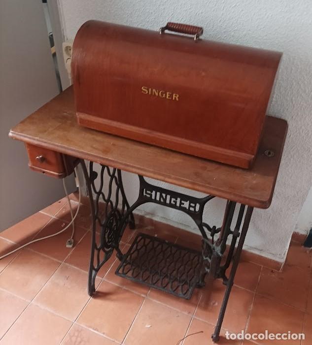 Antig&uuml;edades: MAQUINA DE COSER SINGER - Foto 3