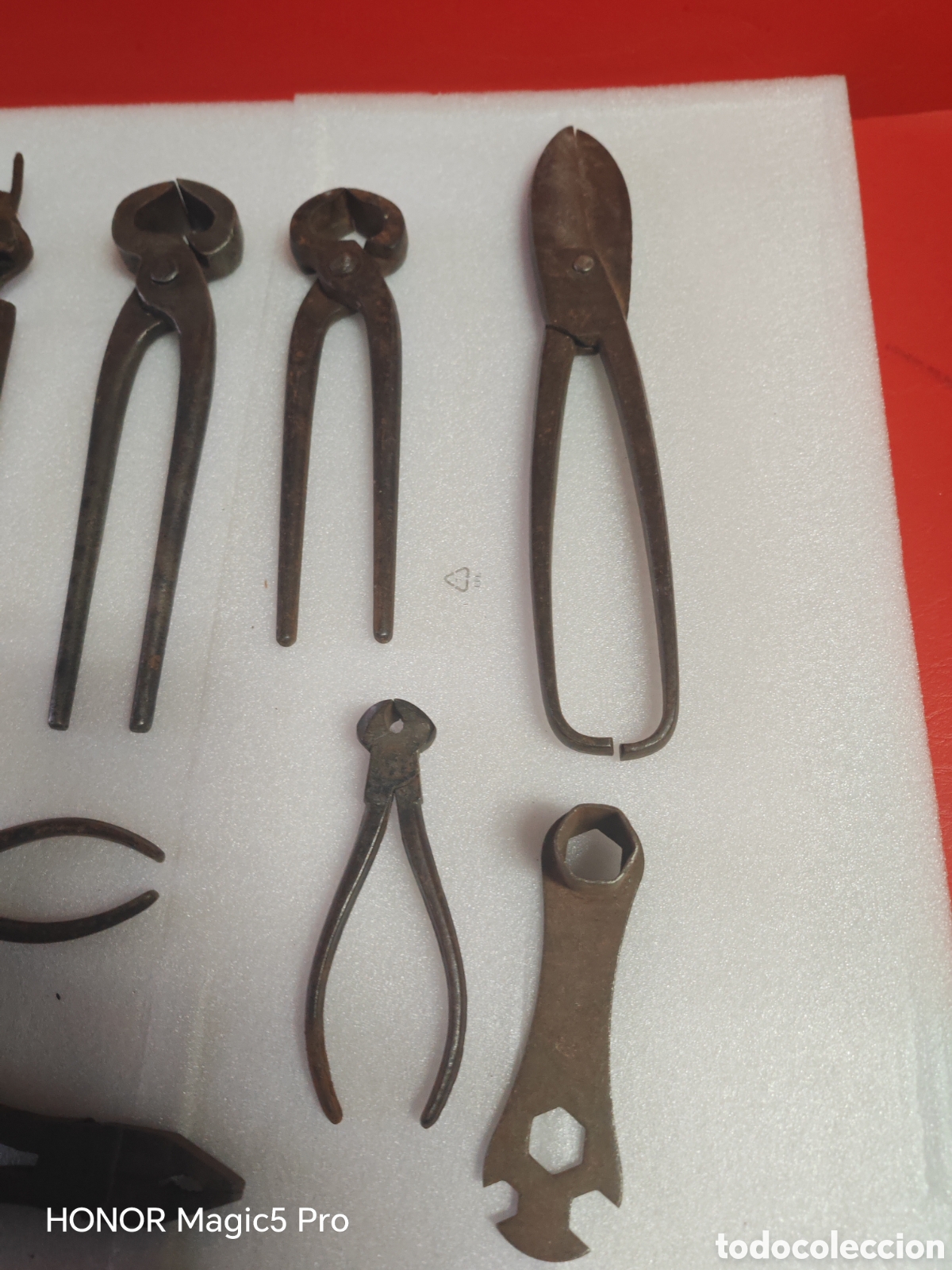 Antig&uuml;edades: Lote de herramientas de forja antiguas - Foto 3