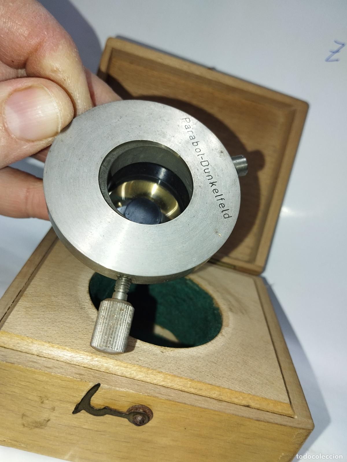 Antig&uuml;edades: &Oacute;PTICA PARA MICROSC&Oacute;PIO ACCESORIO PARABOL DUNKELFELD - Foto 4