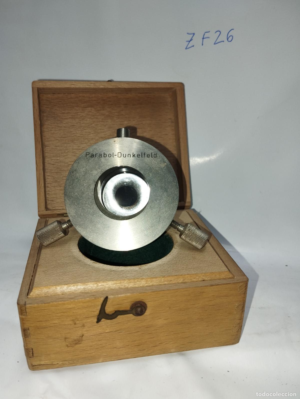 Antig&uuml;edades: &Oacute;PTICA PARA MICROSC&Oacute;PIO ACCESORIO PARABOL DUNKELFELD - Foto 1