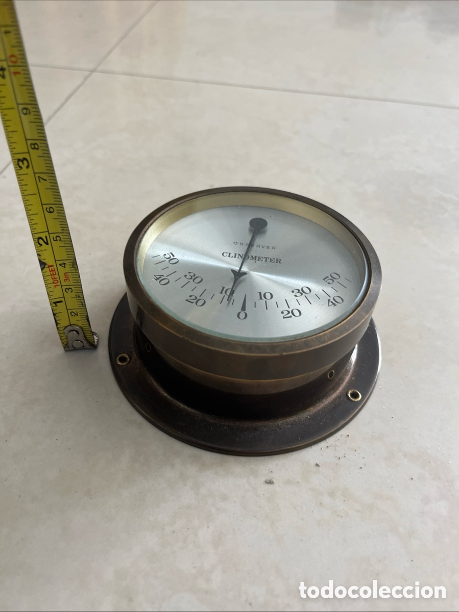Antig&uuml;edades: Clin&oacute;metro para barco antigo Clinometer - Foto 6