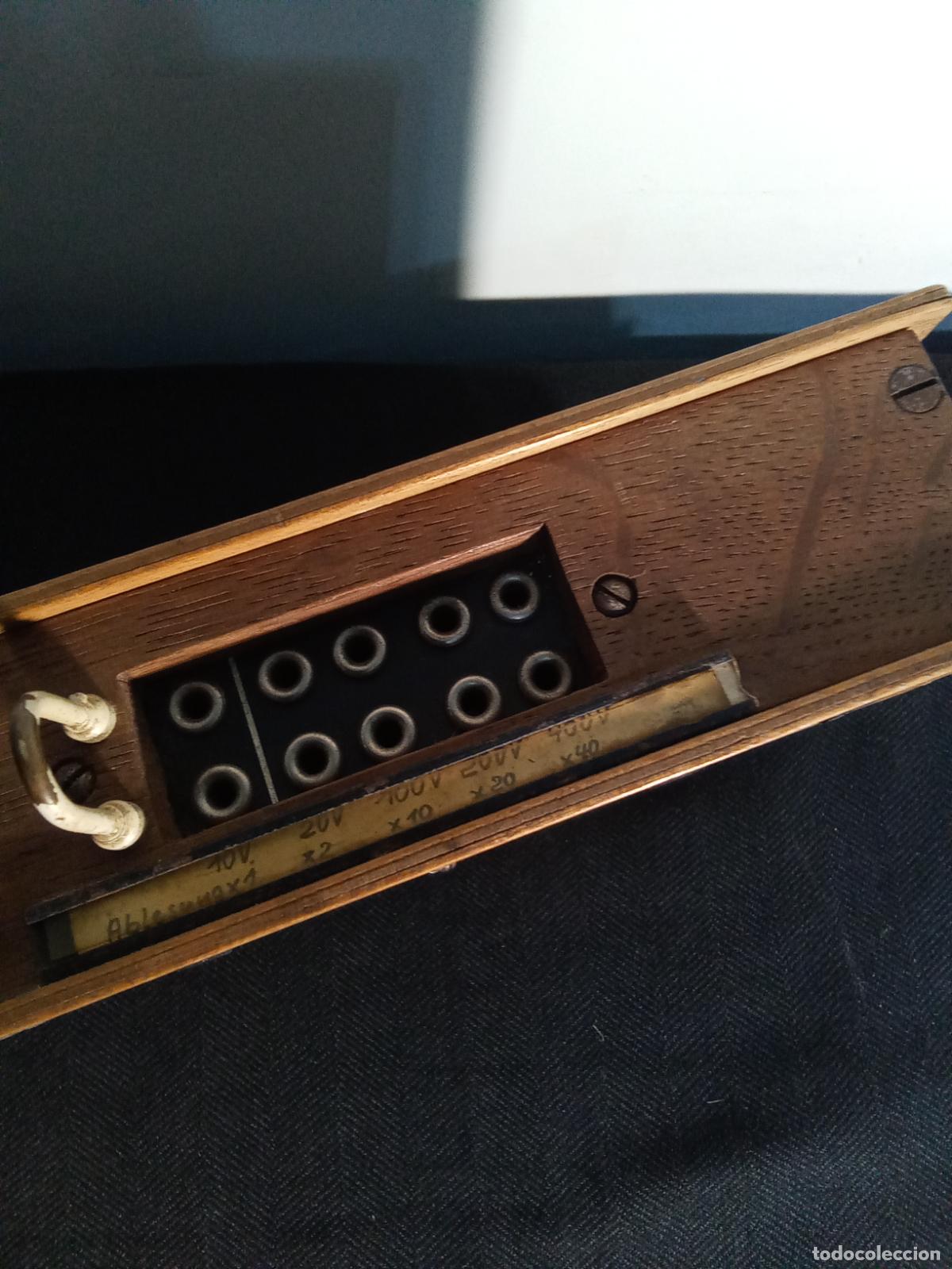 Antig&uuml;edades: ANTIGUO VOLT&Iacute;METRO EN CAJA - Foto 11