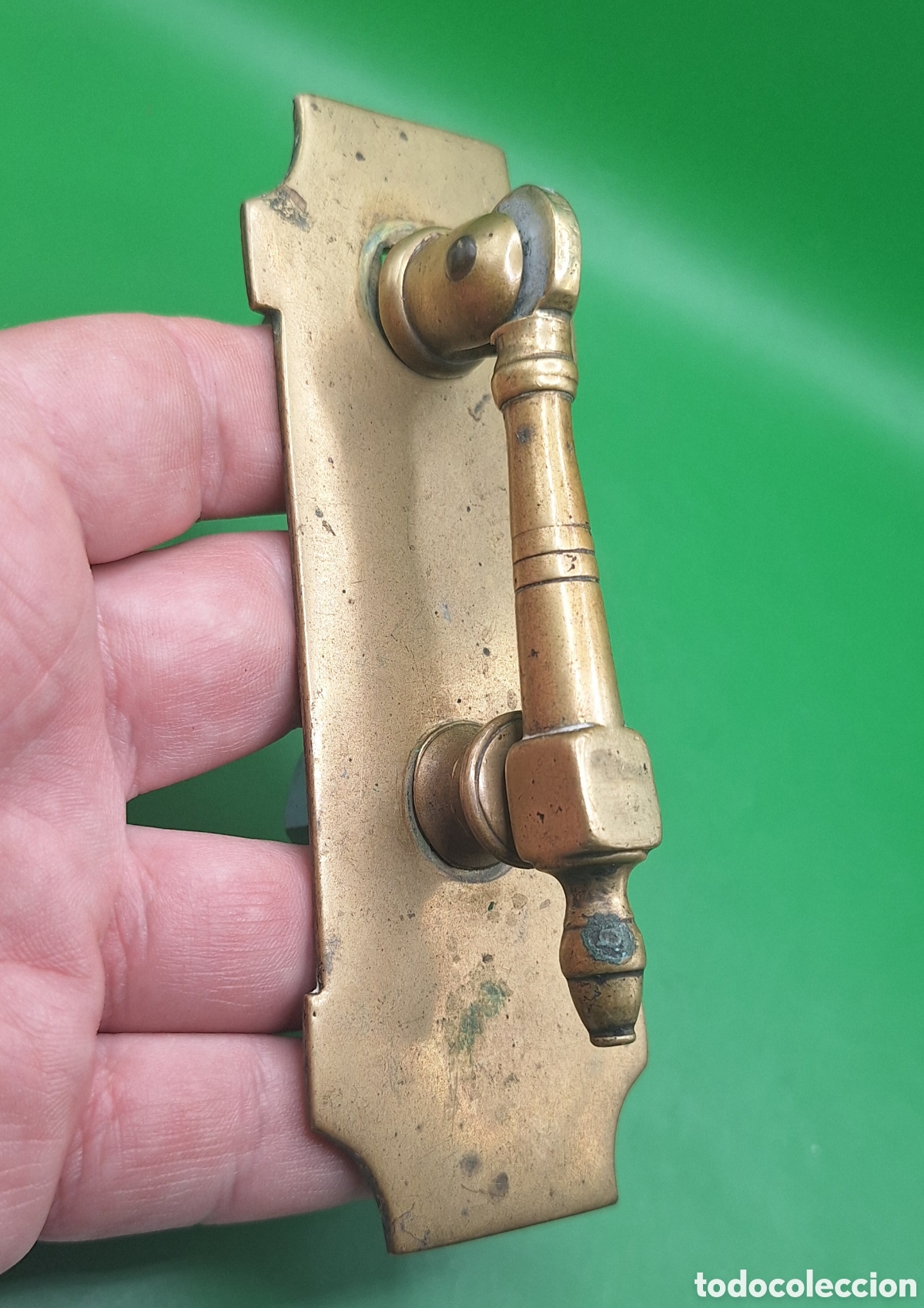 Antig&uuml;edades: Antiguo Llamador de Puerta de Bronce - - Foto 3
