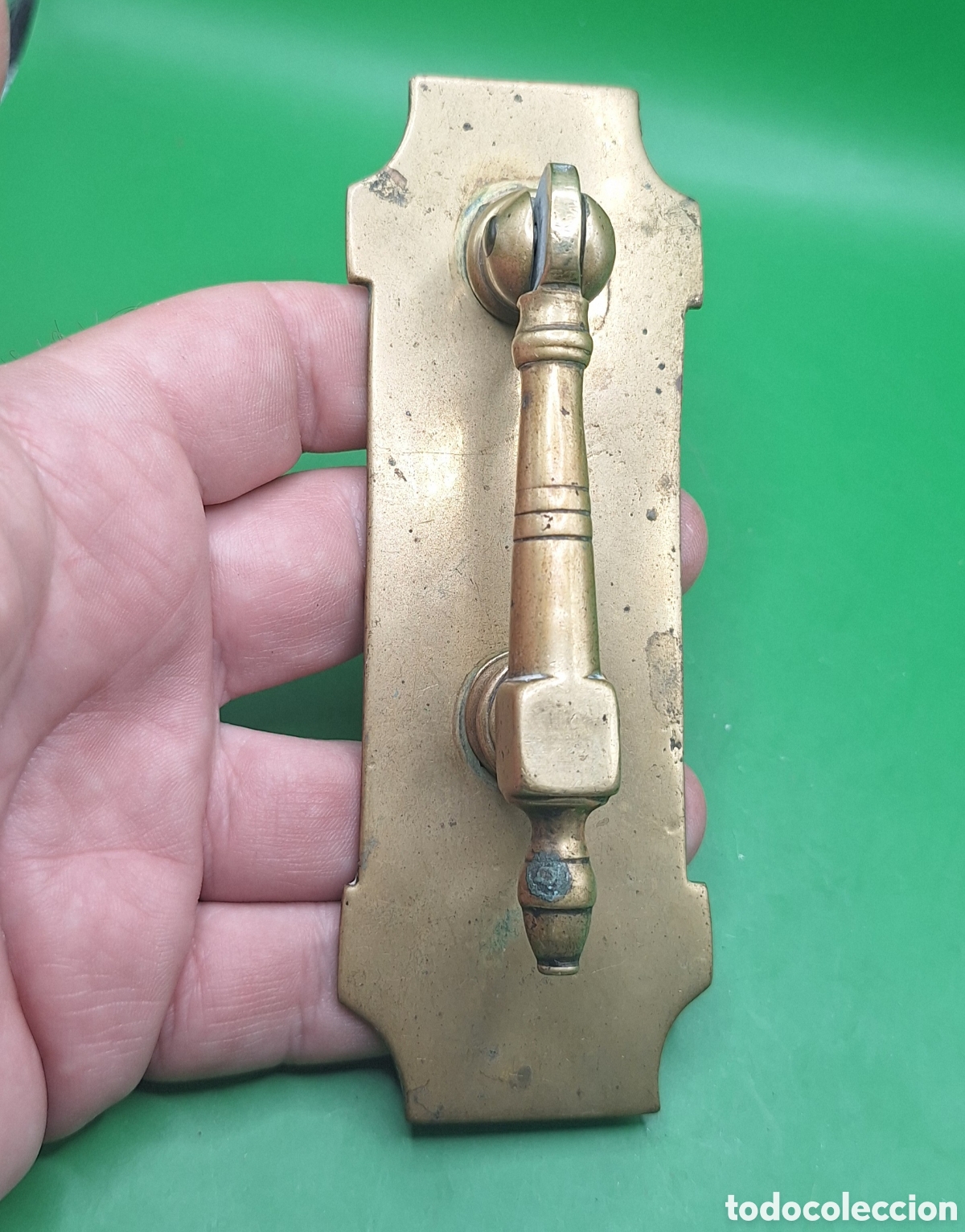 Antig&uuml;edades: Antiguo Llamador de Puerta de Bronce - - Foto 5