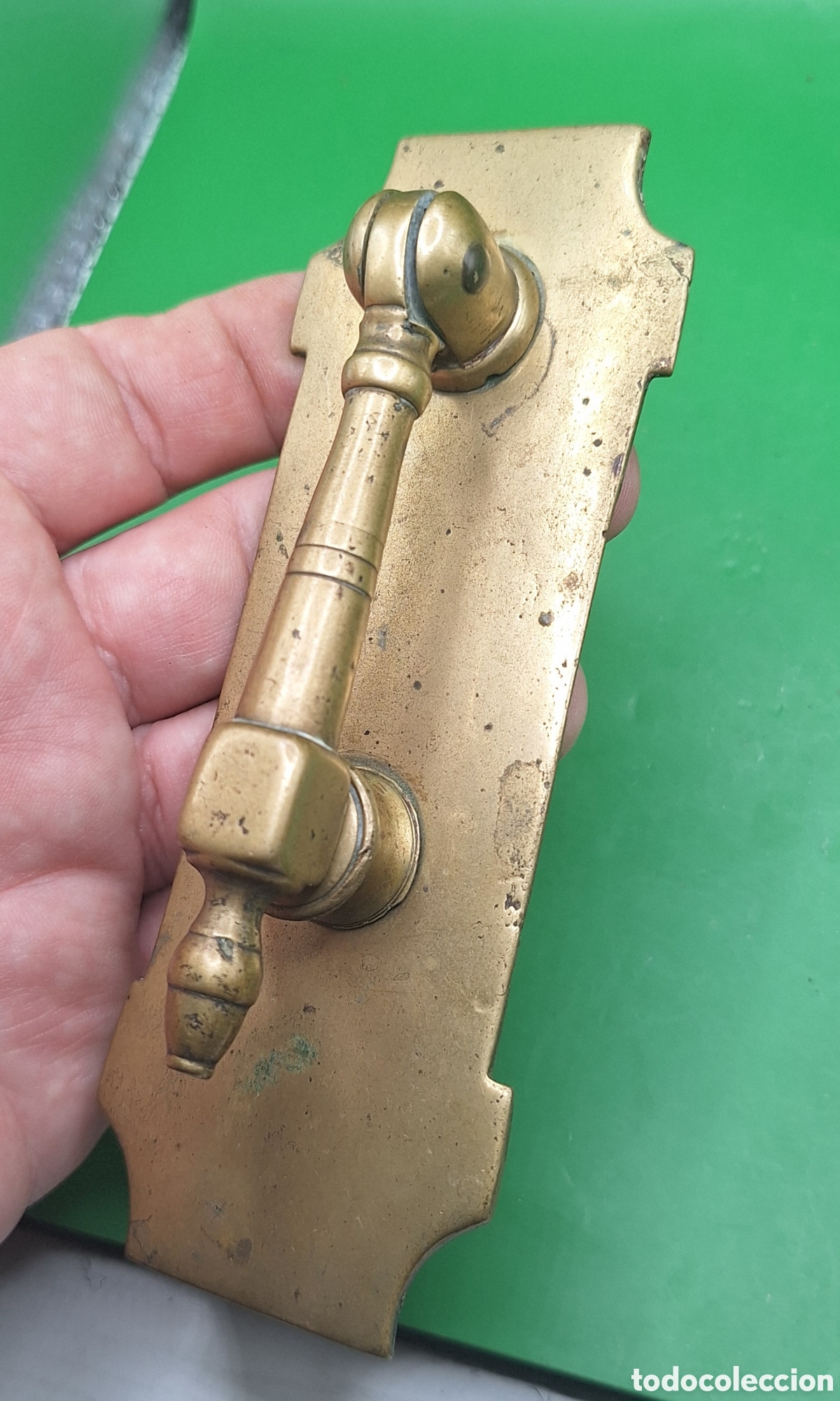 Antig&uuml;edades: Antiguo Llamador de Puerta de Bronce - - Foto 10