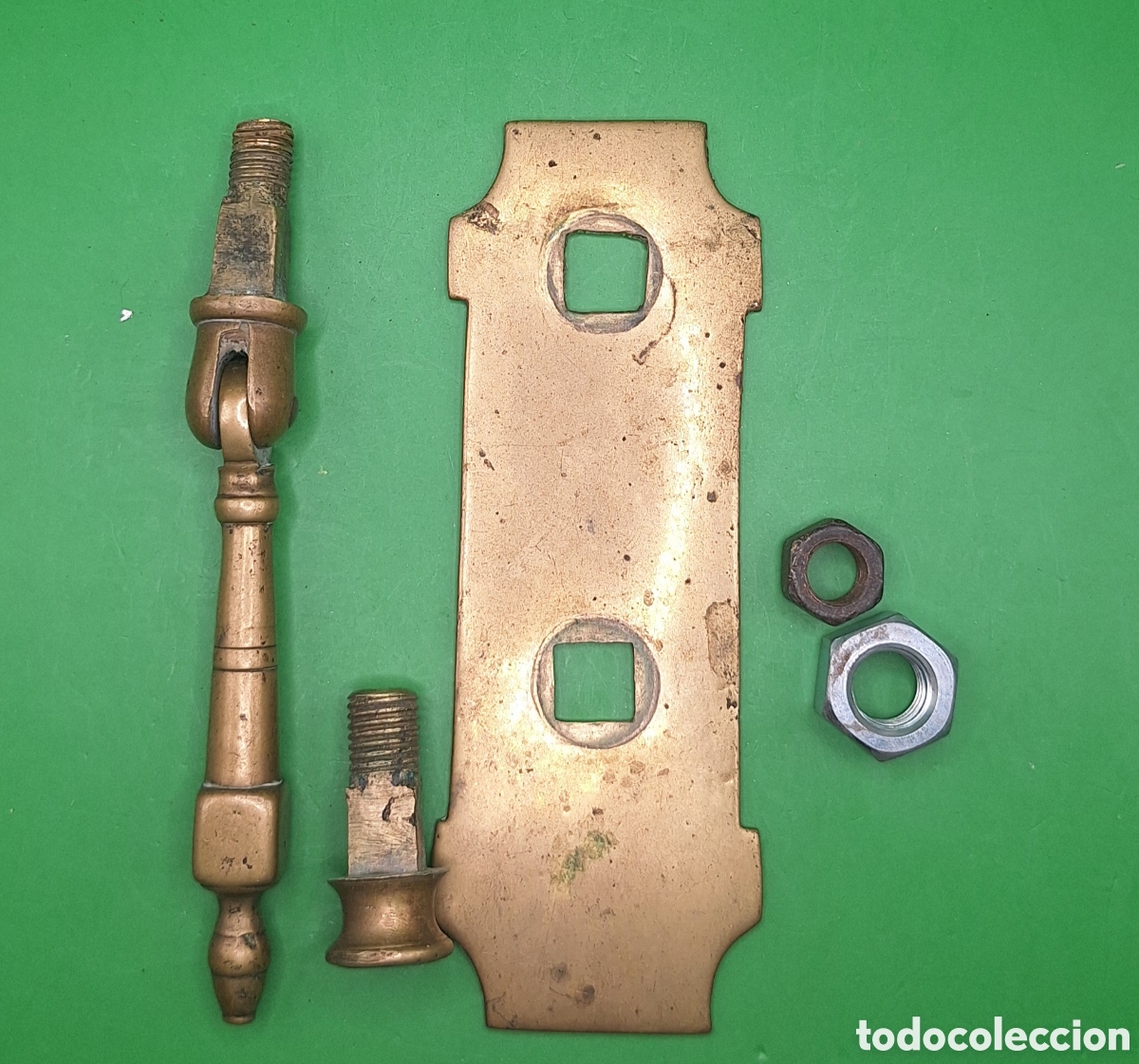 Antig&uuml;edades: Antiguo Llamador de Puerta de Bronce - - Foto 11