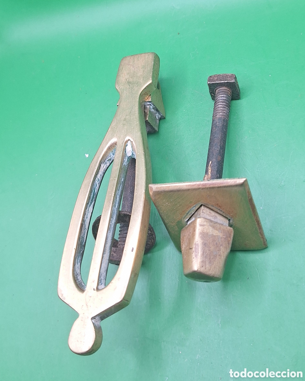 Antig&uuml;edades: Antiguo Llamador de Bronce para Puerta - Foto 3