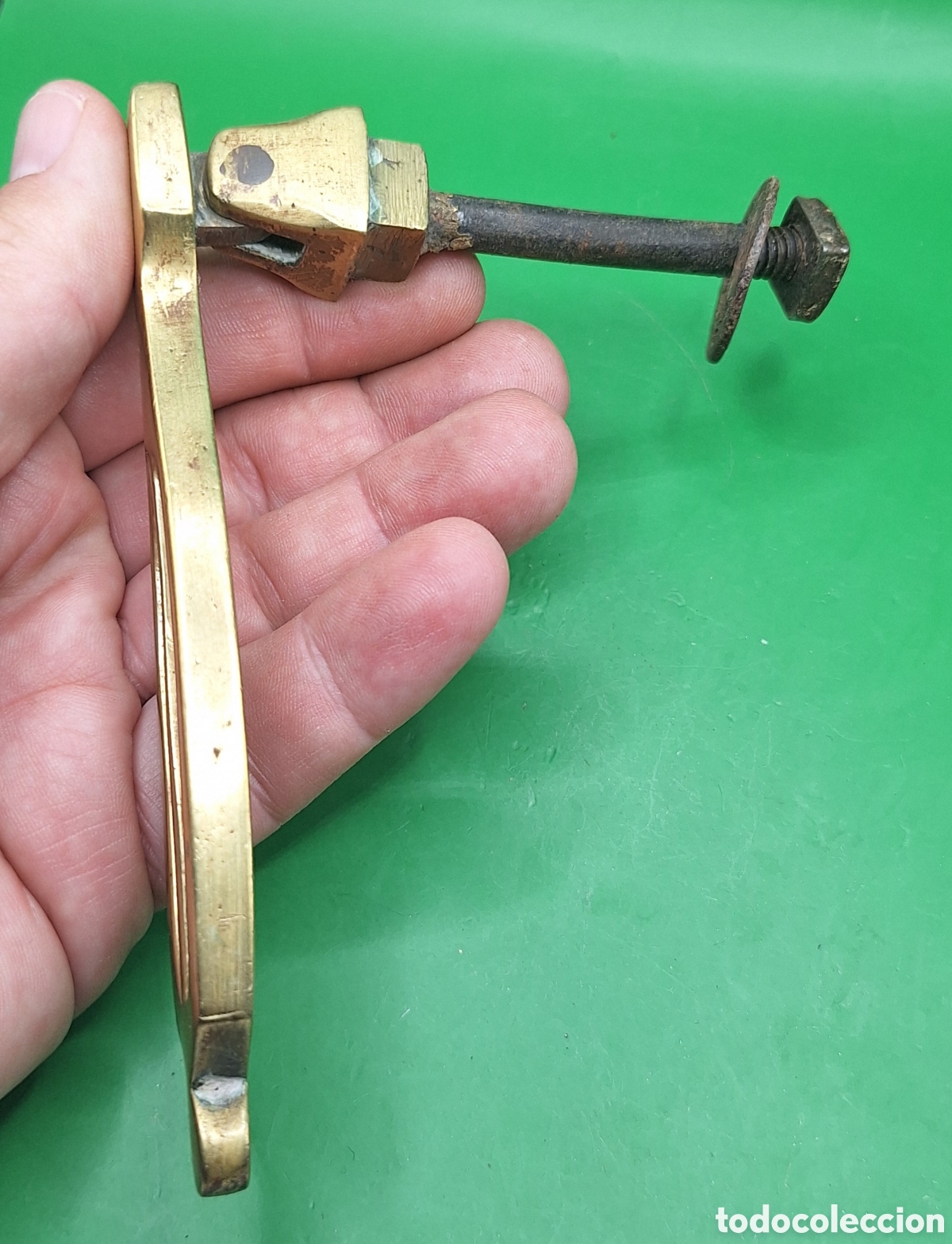 Antig&uuml;edades: Antiguo Llamador de Bronce para Puerta - Foto 7