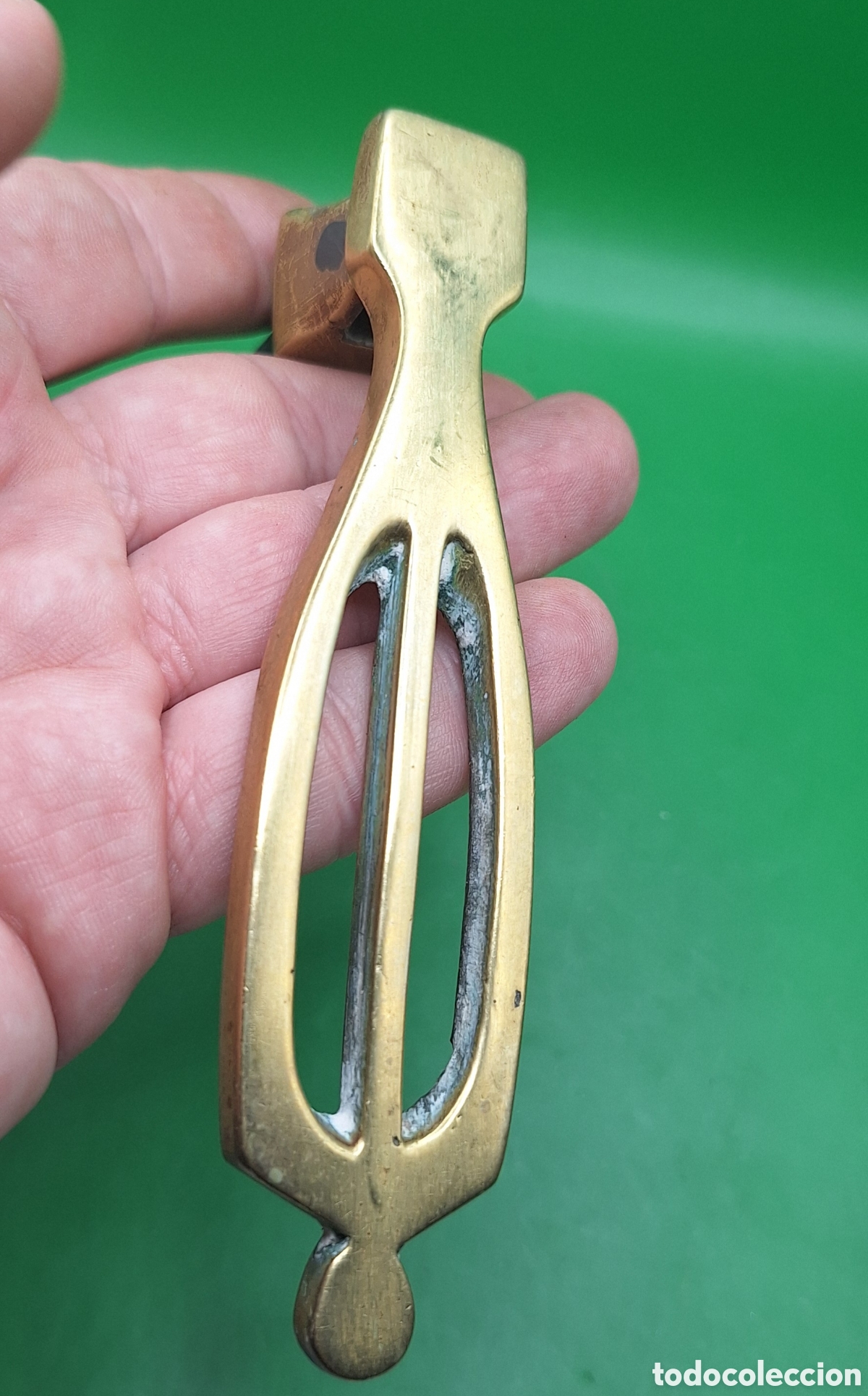 Antig&uuml;edades: Antiguo Llamador de Bronce para Puerta - Foto 9