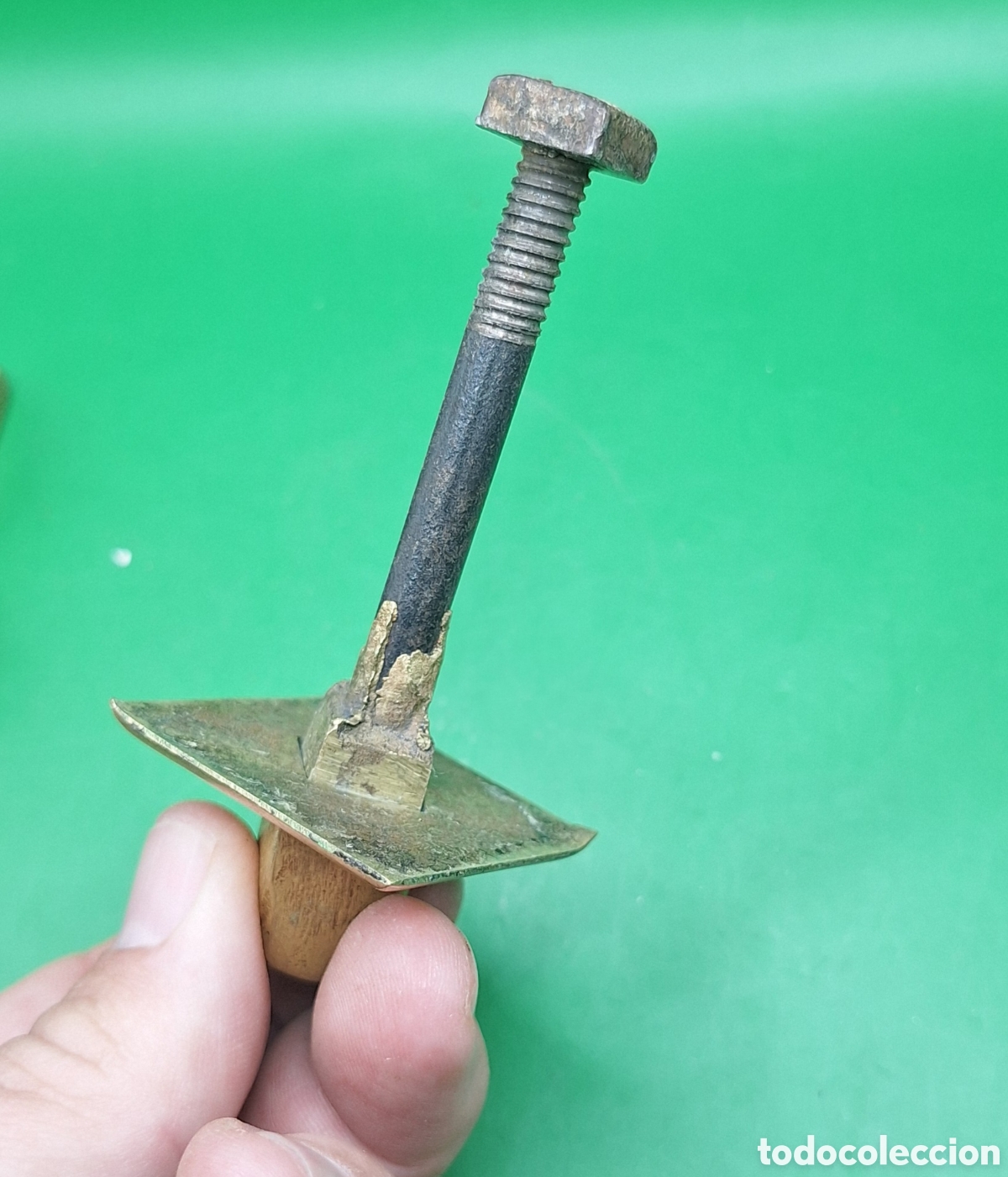 Antig&uuml;edades: Antiguo Llamador de Bronce para Puerta - Foto 16