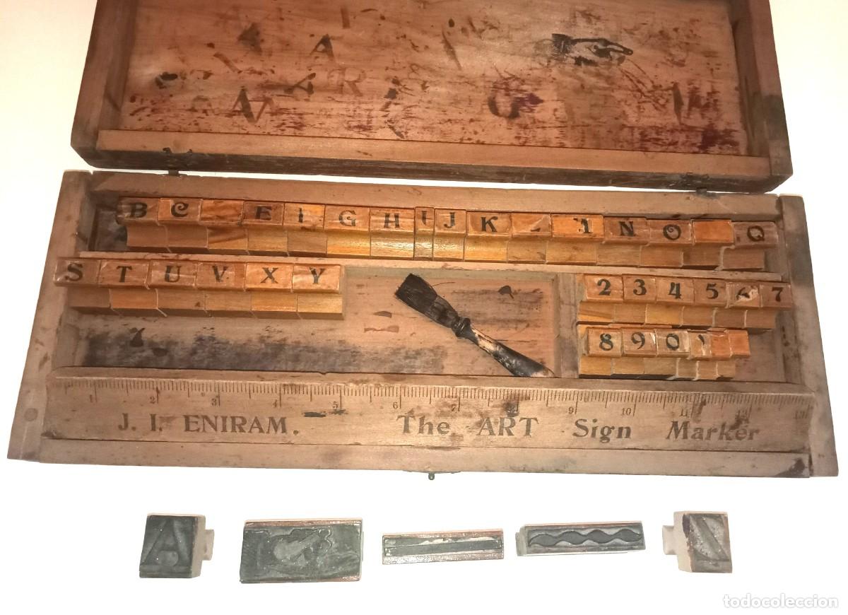 Antig&uuml;edades: IMPRENTILLA ANTIGUA en MADERA - Foto 3