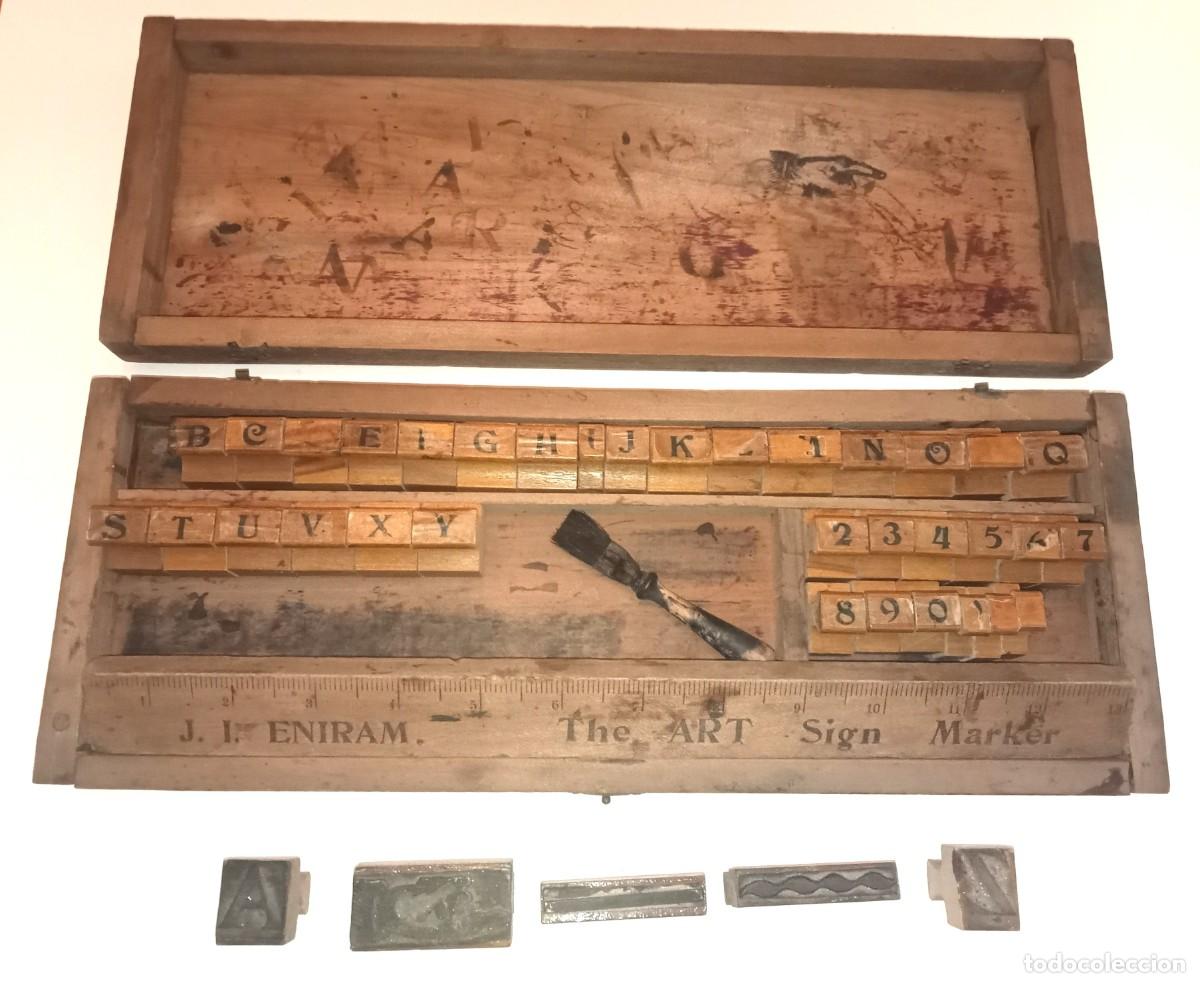 Antig&uuml;edades: IMPRENTILLA ANTIGUA en MADERA - Foto 8