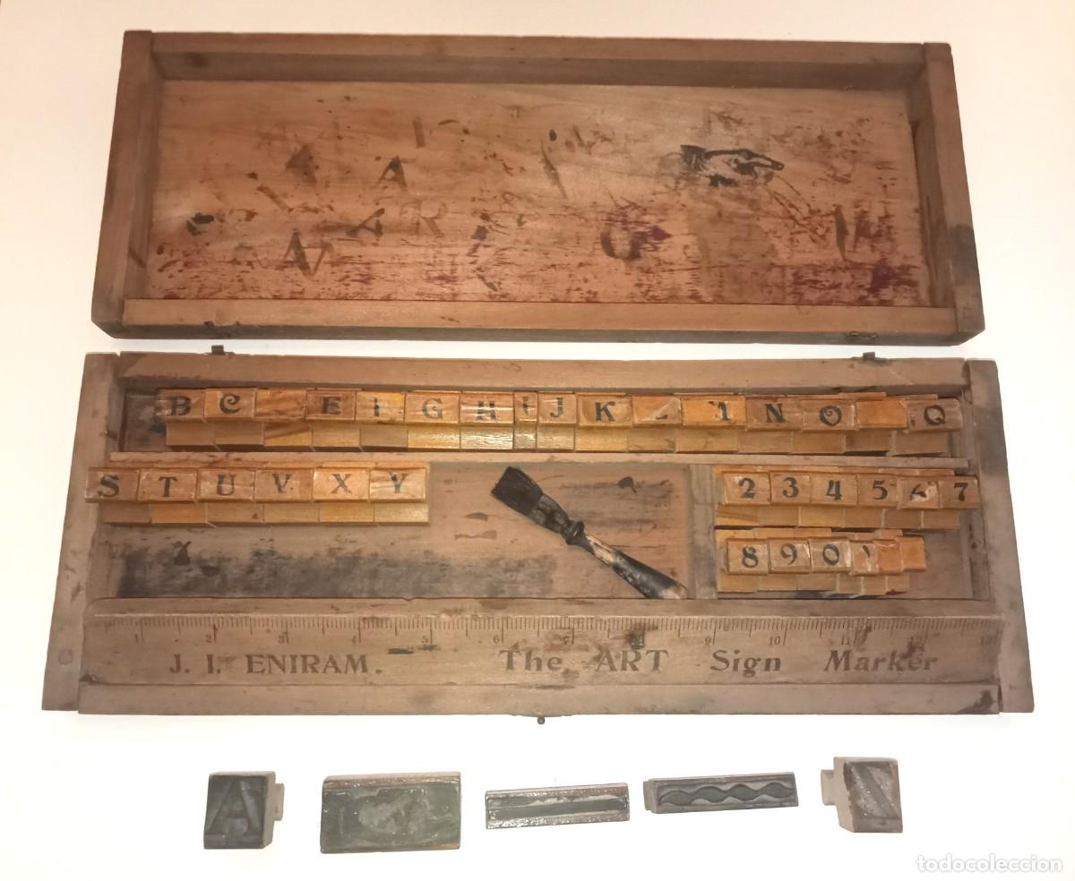 Antig&uuml;edades: IMPRENTILLA ANTIGUA en MADERA - Foto 9