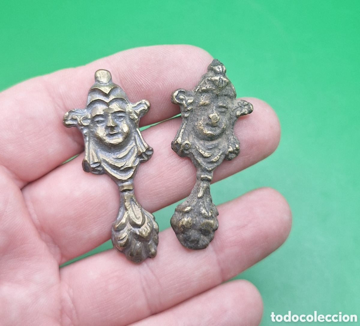 Antig&uuml;edades: Lote de Embellecedores - Remates de Mueble de Bronce - - Foto 8