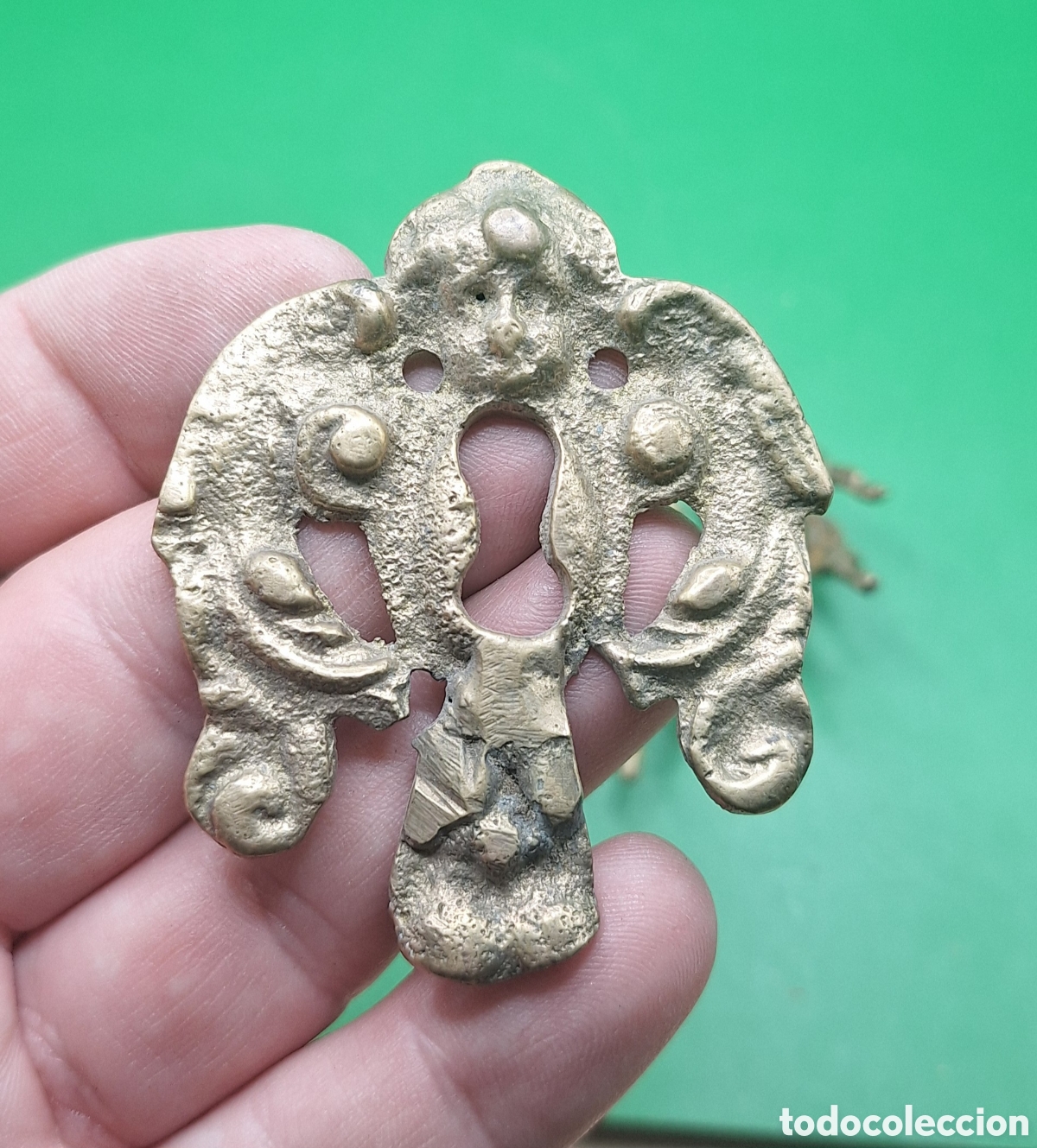 Antig&uuml;edades: Lote de Embellecedores - Remates de Mueble de Bronce - - Foto 14