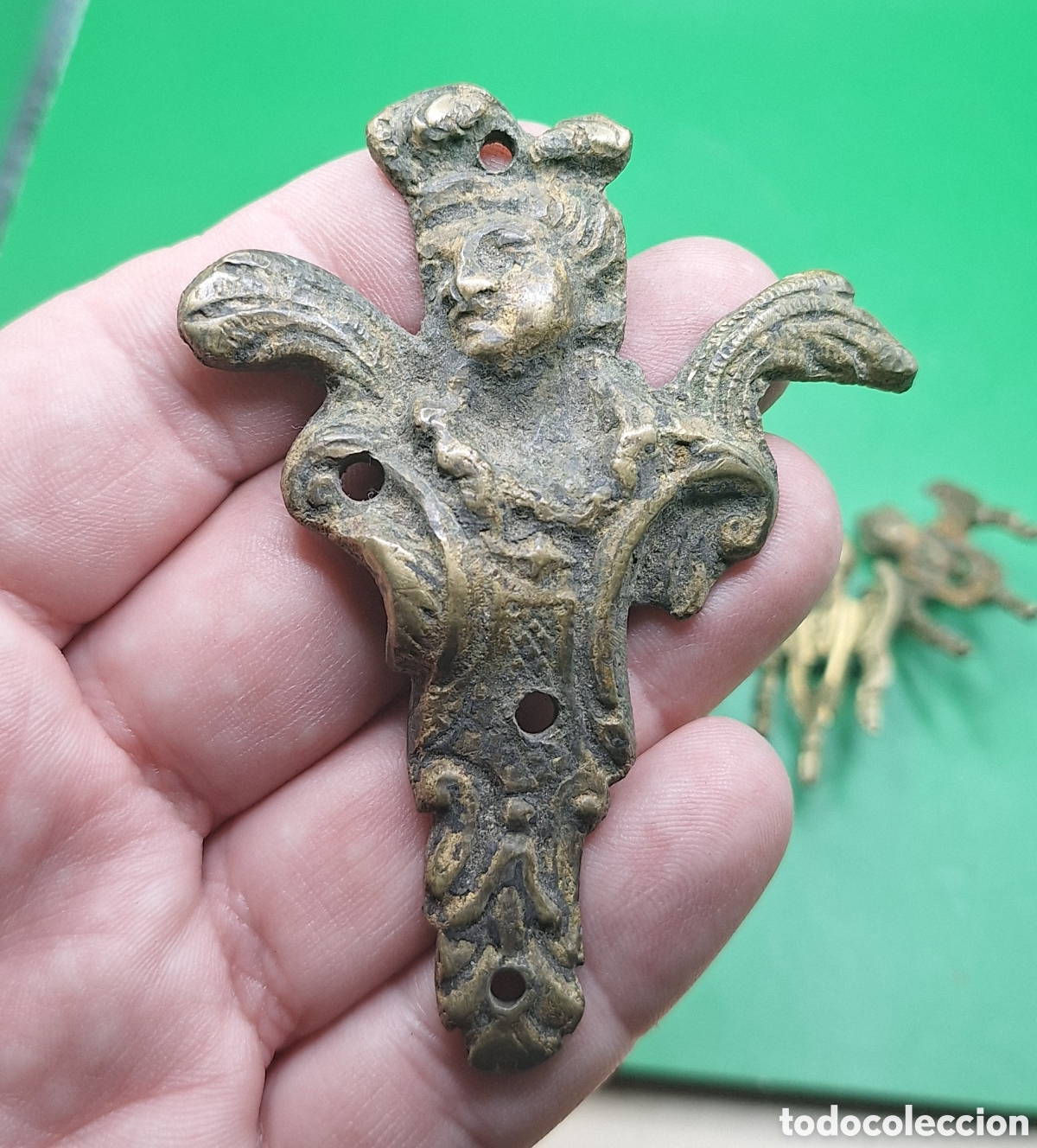 Antig&uuml;edades: Lote de Embellecedores - Remates de Mueble de Bronce - - Foto 16