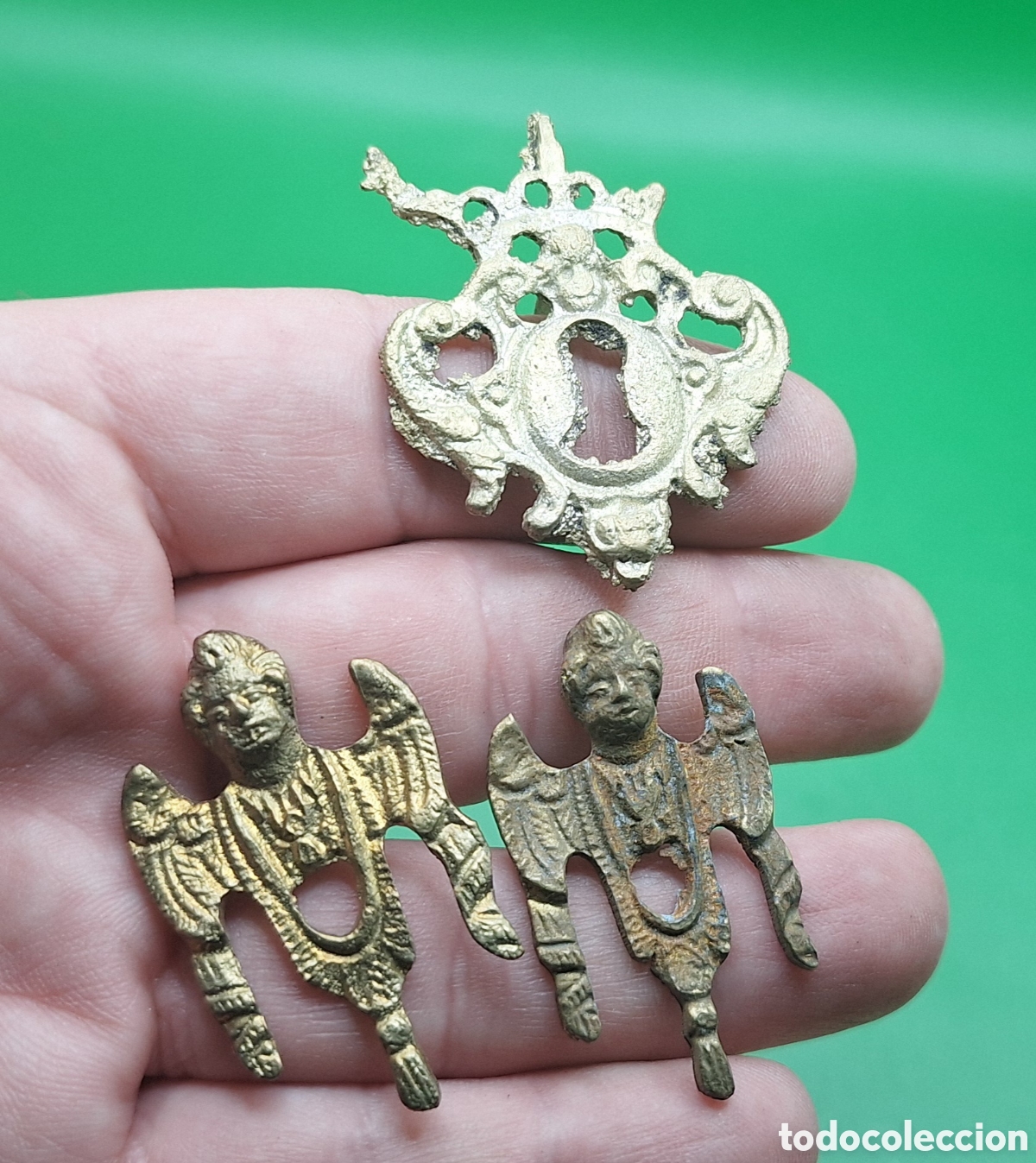 Antig&uuml;edades: Lote de Embellecedores - Remates de Mueble de Bronce - - Foto 18
