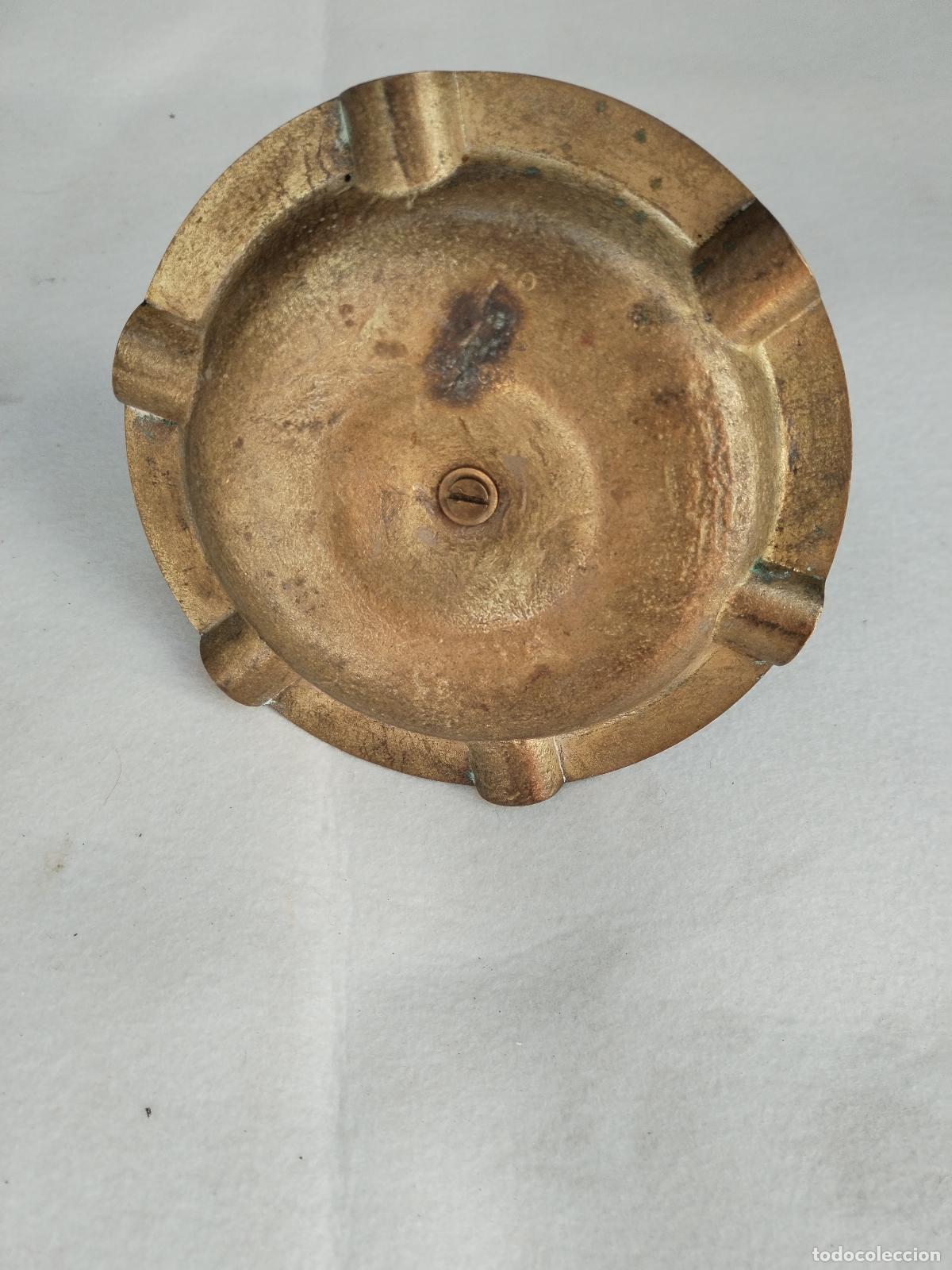 Antig&uuml;edades: cenicero barco de bronce - c185 - Foto 4
