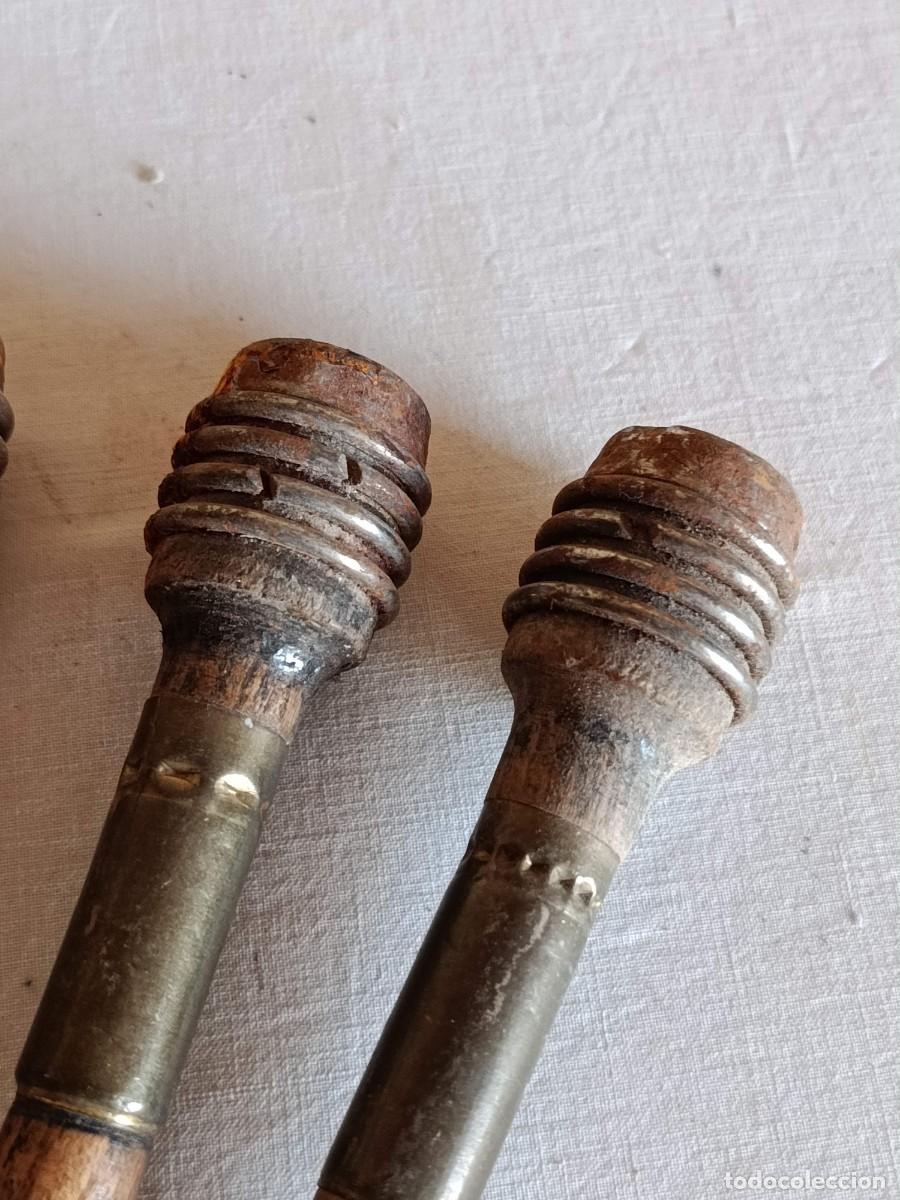 Antig&uuml;edades: Lote 6 bobinas lanzadera tejer - Foto 5